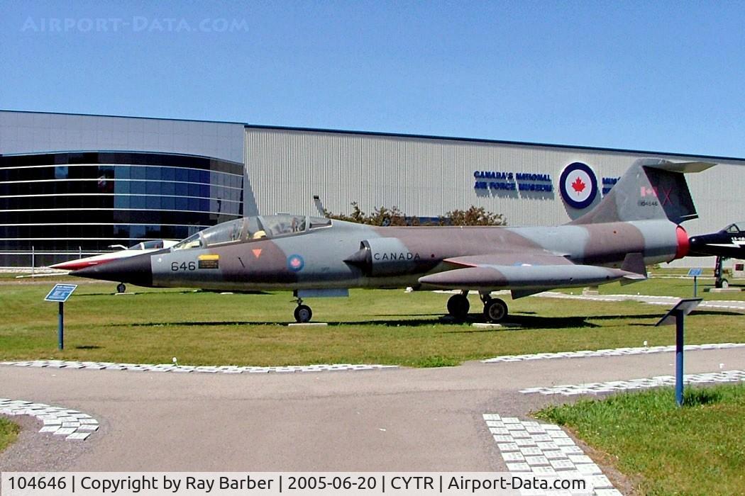 104646, Lockheed CF-104D Starfighter C/N 583A-5316, Lockheed CF-104D Starfighter [583A-5316] (RCAF) Trenton~C 20/06/2005