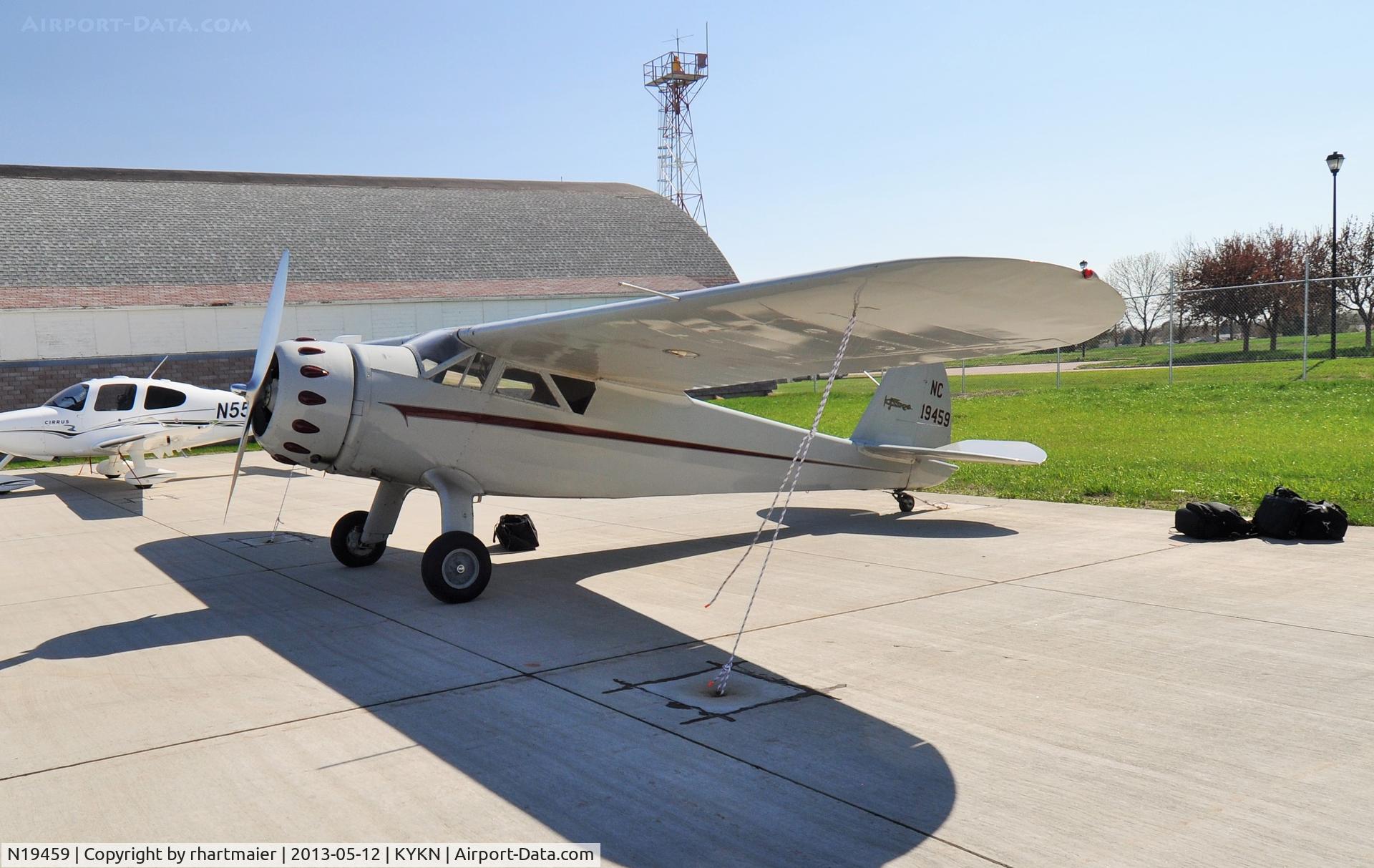 N19459, 1938 Cessna C-38 Airmaster C/N 412, Taken during trip from Country Squire Airport(S48), Sandy, OR, to Old Bridge Airport(3N6), Monroe Township, NJ.