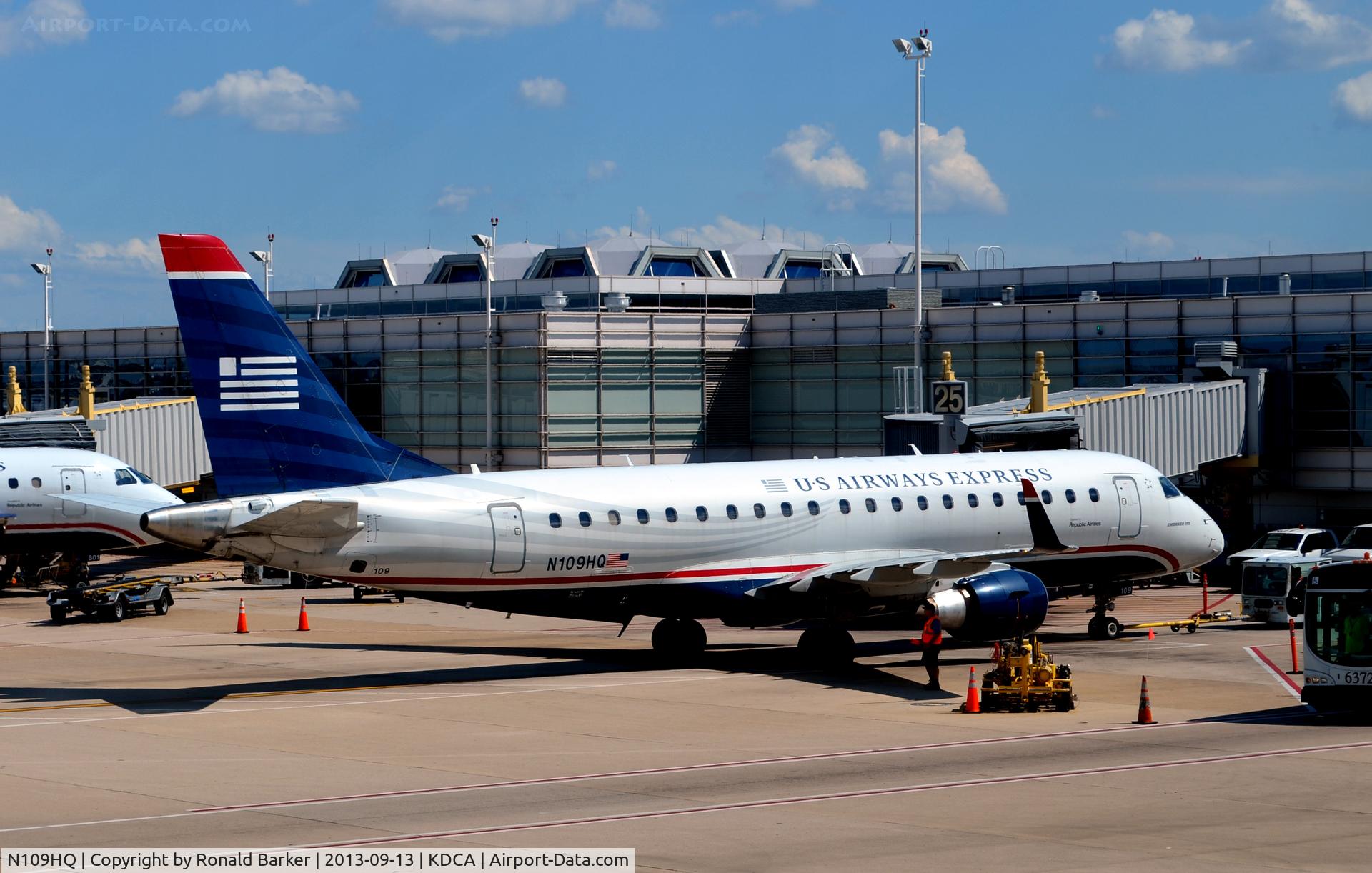 N109HQ, 2007 Embraer 175LR (ERJ-170-200LR) C/N 17000168, Gate 25 National