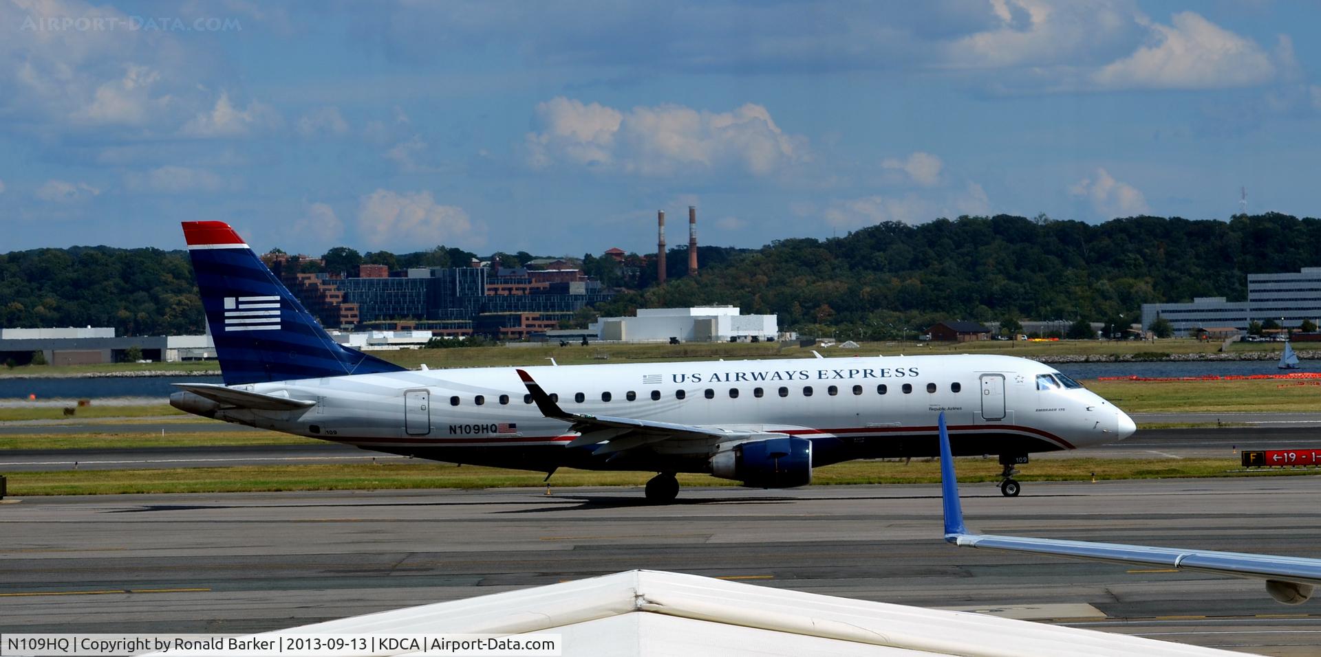 N109HQ, 2007 Embraer 175LR (ERJ-170-200LR) C/N 17000168, Taxi National