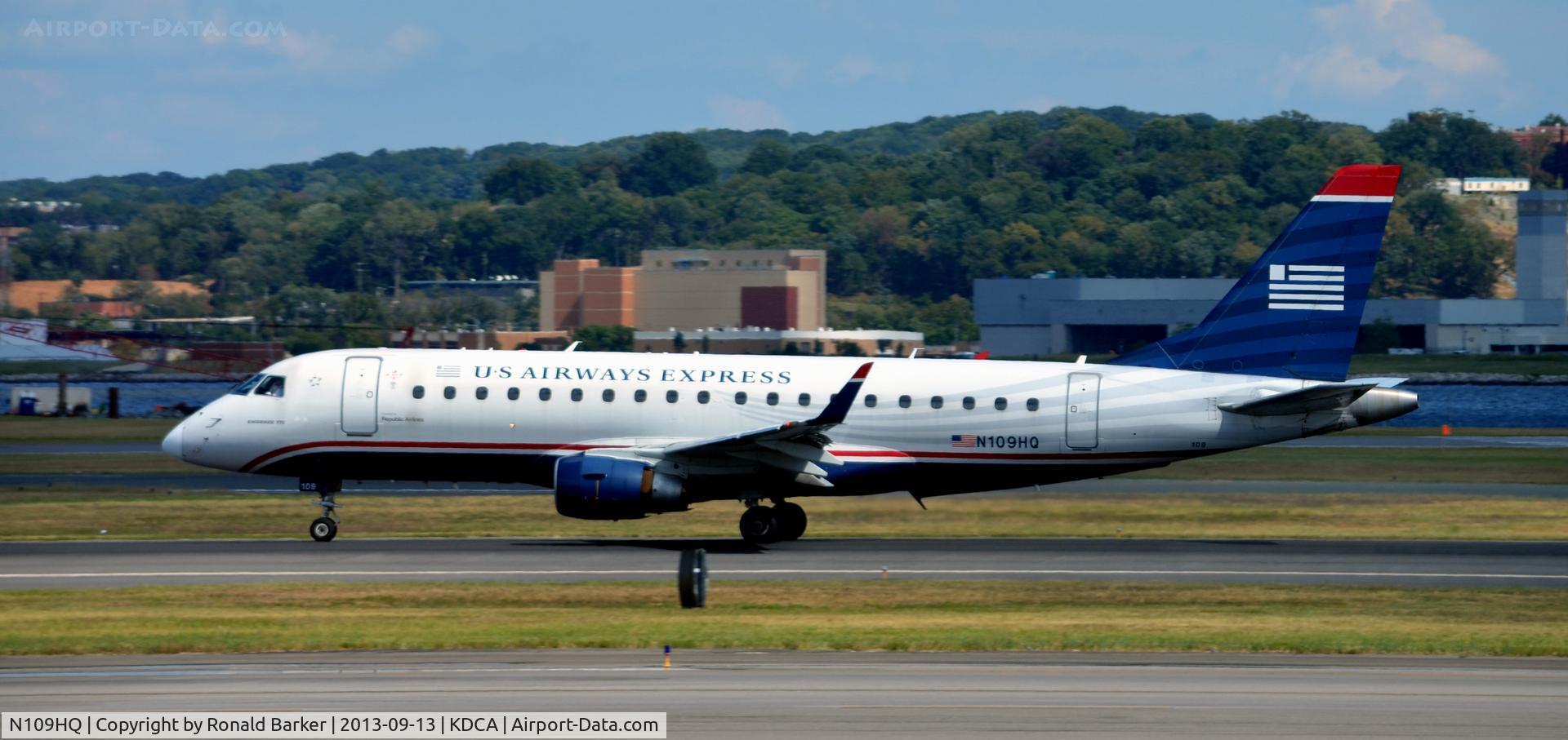 N109HQ, 2007 Embraer 175LR (ERJ-170-200LR) C/N 17000168, Takeoff National