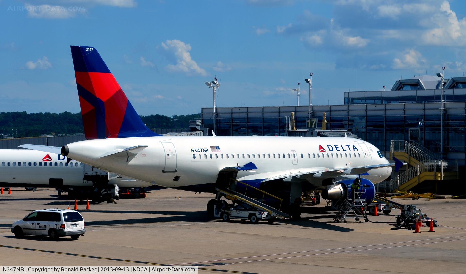 N347NB, 2002 Airbus A319-114 C/N 1800, Gate 17 National