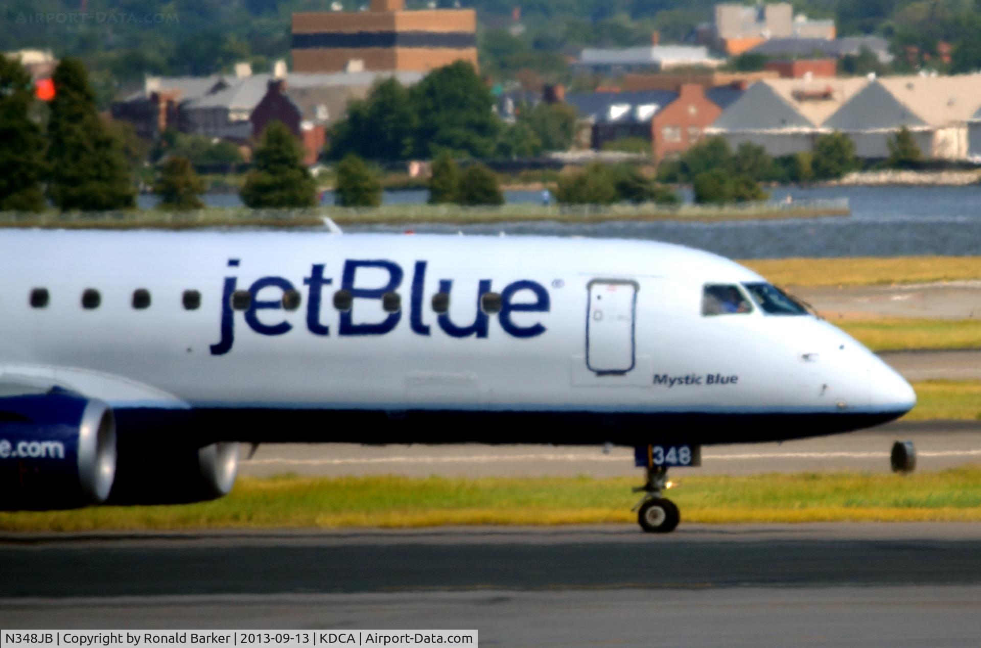 N348JB, 2012 Embraer ERJ-190-100 IGW 190AR C/N 19000511, Mystic Blue  Taxi National