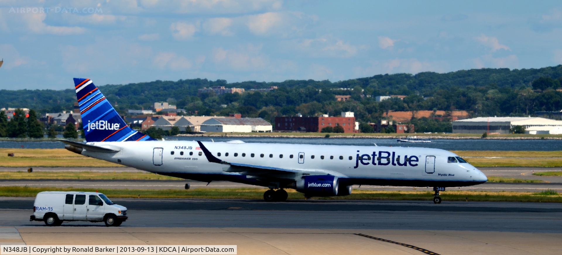 N348JB, 2012 Embraer ERJ-190-100 IGW 190AR C/N 19000511, Taxi National