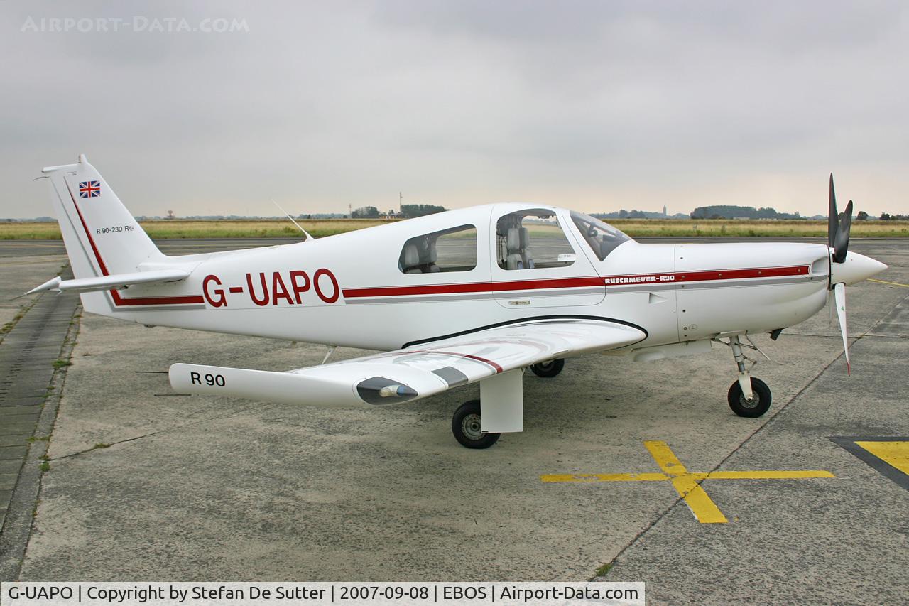 G-UAPO, 1995 Ruschmeyer R90-230RG C/N 019, Parked on apron 3.