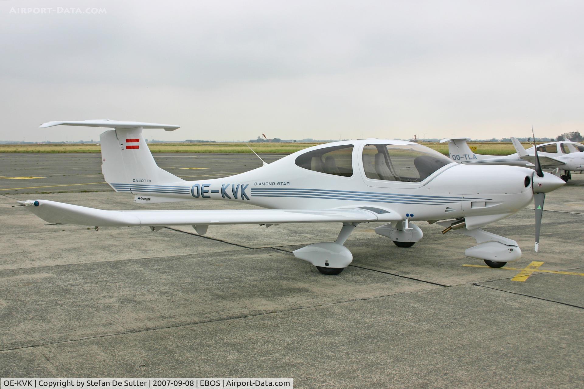 OE-KVK, 2007 Diamond DA-40TDI Diamond Star C/N D4.303, Parked on apron 3.