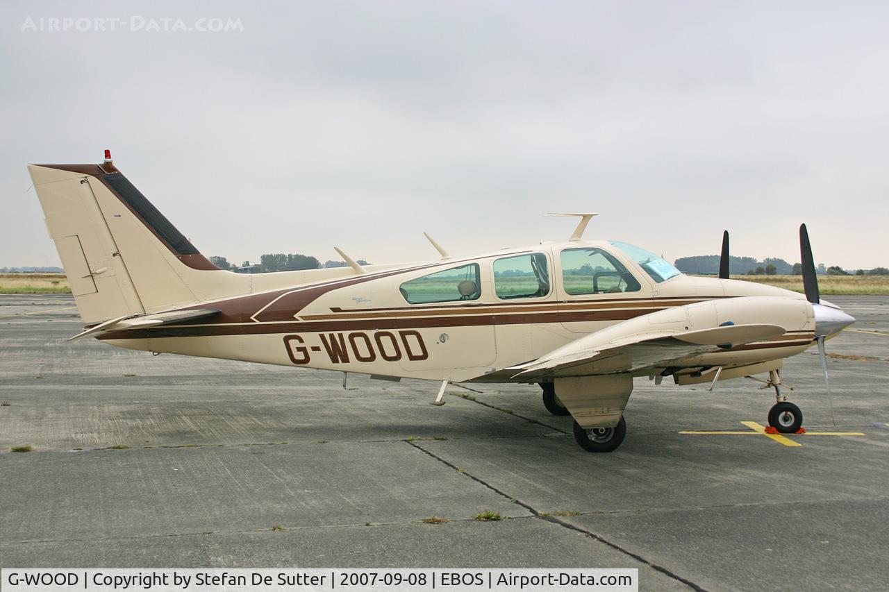 G-WOOD, 1969 Beech 95-B55 Baron Baron C/N TC-1283, Parked on apron 3.