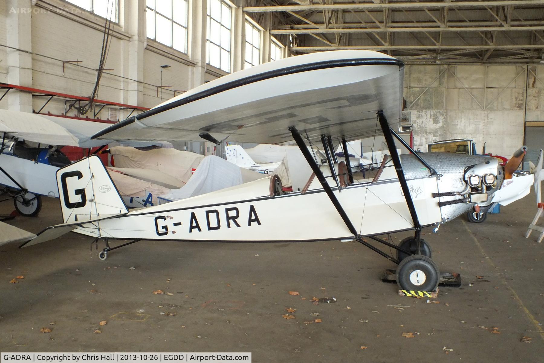 G-ADRA, 1994 Pietenpol Air Camper C/N PFA 1514, hangared at Bicester