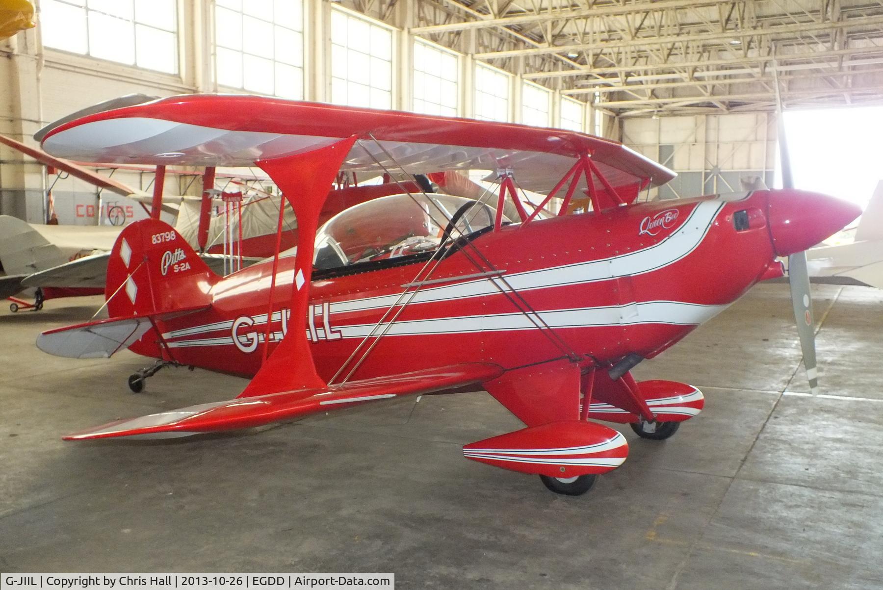 G-JIIL, 1977 Pitts S-2A Special C/N 20935, hangared at Bicester