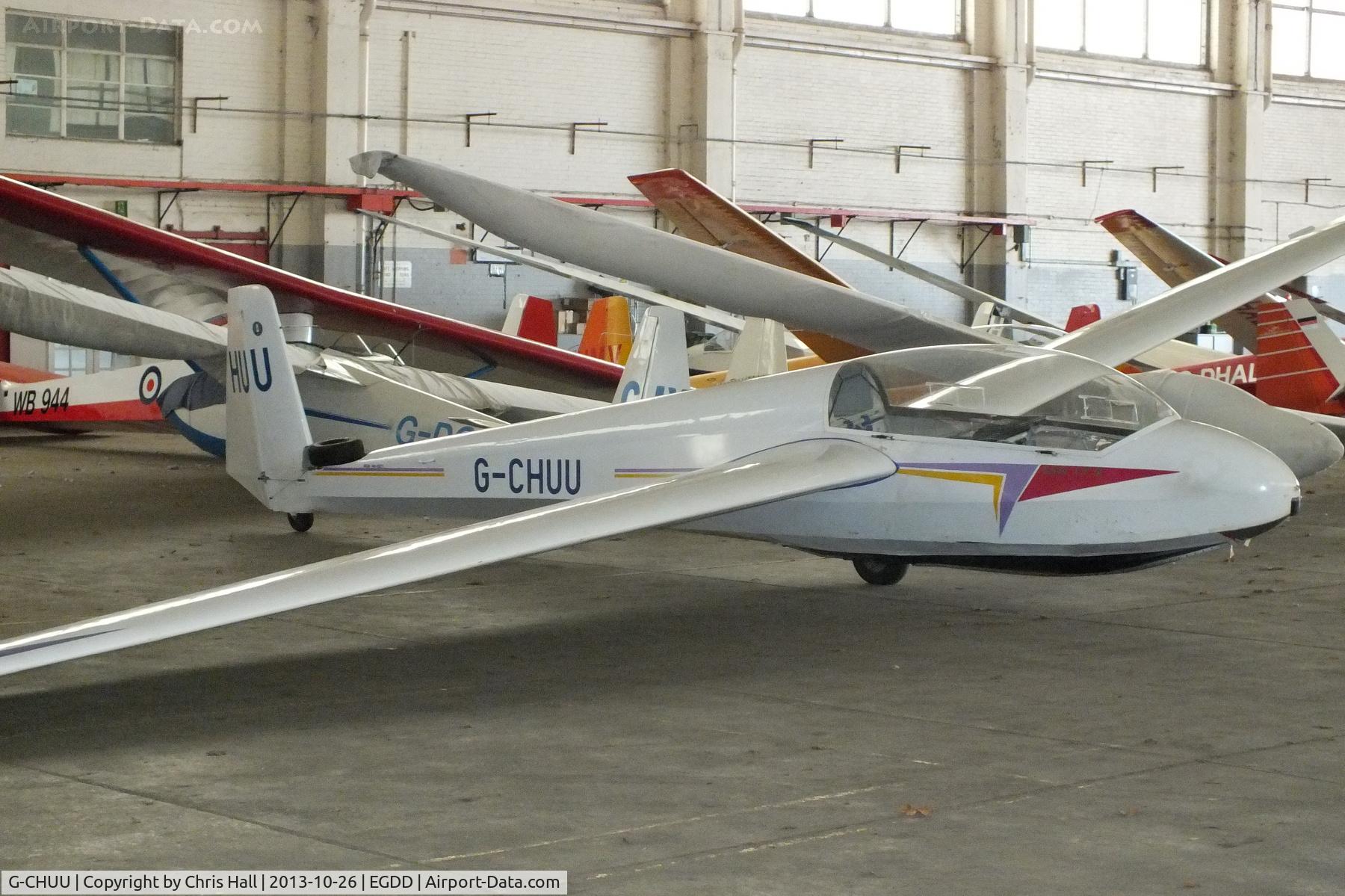 G-CHUU, 1976 Schleicher ASK-13 C/N 13527, hangared at Bicester