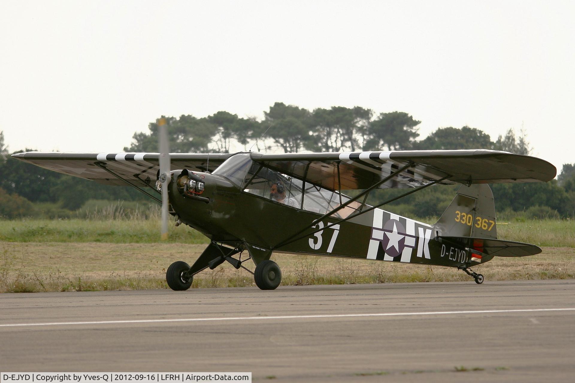 D-EJYD, 1942 Piper J3C-65 Cub Cub C/N 11658, Piper J3 L4 H, Lann-Bihoué Naval Air Base (LFRH - LRT)