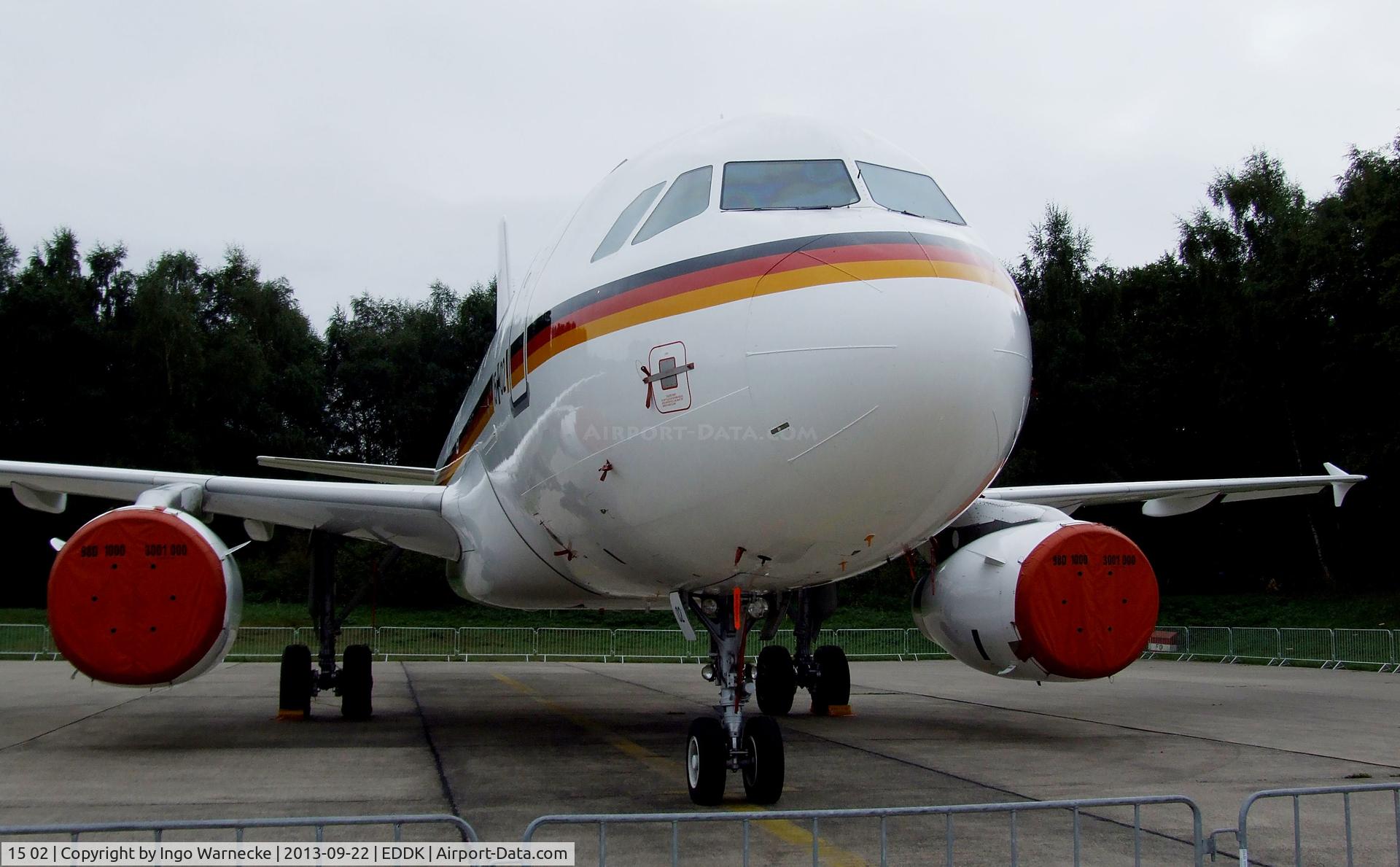 15 02, 2009 Airbus ACJ319 (A319-133/CJ) C/N 4060, Airbus A319-115XCJ of the German Air Force VIP-Wing (Flugbereitschaft) at the DLR 2013 air and space day on the side of Cologne airport