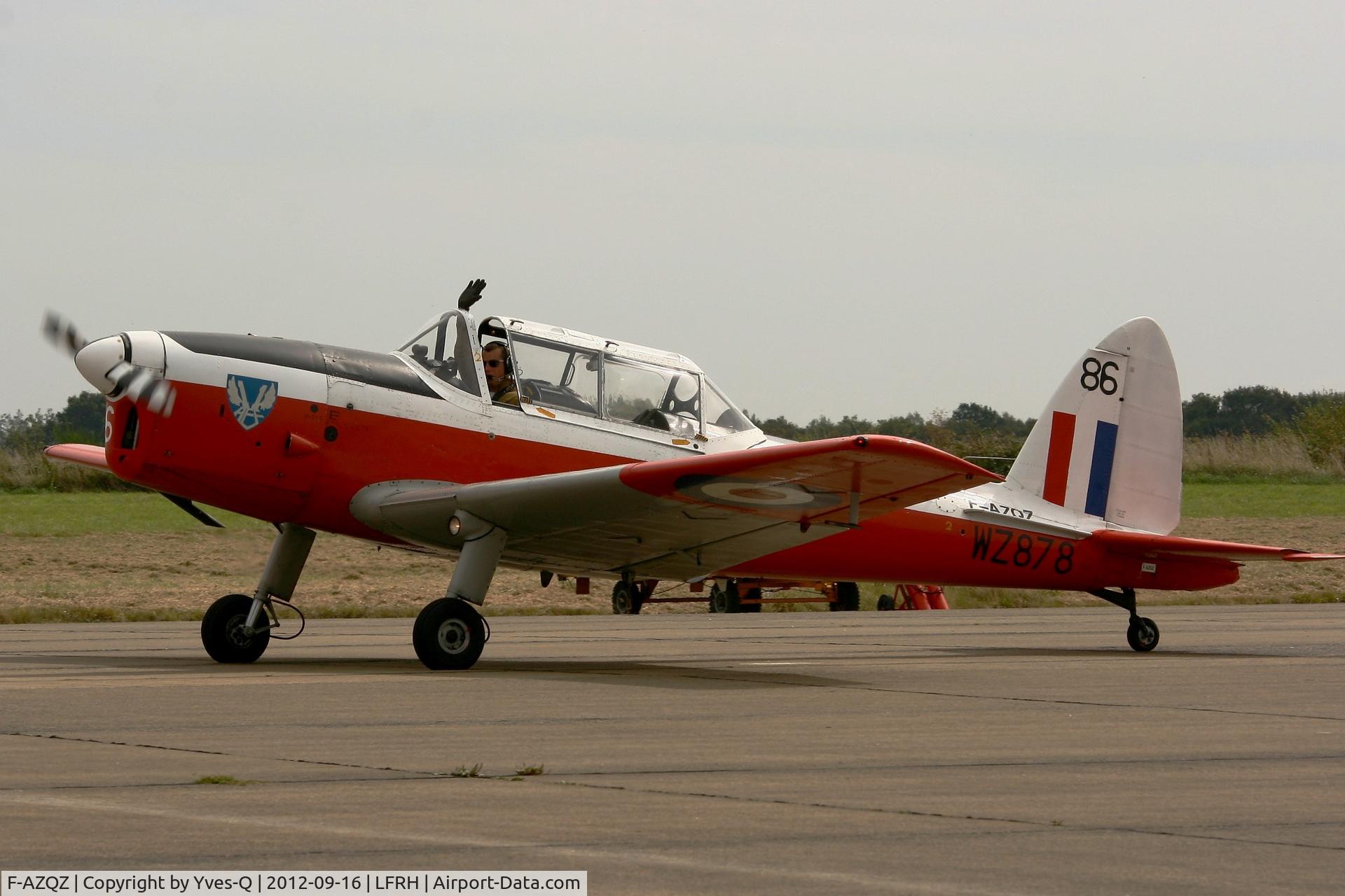 F-AZQZ, 1953 De Havilland DHC-1 Chipmunk T.10 C/N C1/0916, De Havilland DHC-1 Chipmunk T.10, Lann Bihoué Air Base (LFRH-LRT)