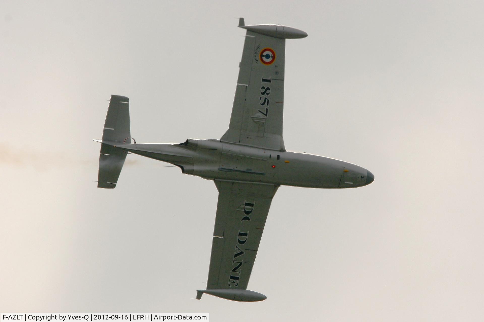 F-AZLT, 1958 Morane-Saulnier MS.760 Paris I C/N 32, Morane-Saulnier MS.760A Paris Solo Display, Open day 2012, Lann Bihoué Air Base (LFRH-LRT)