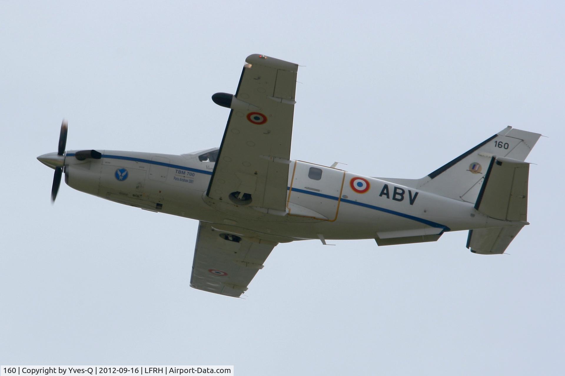 160, 2000 Socata TBM-700 C/N 160, French Army Socata TBM-700, Lann Bihoué Air Base (LFRH-LRT)
