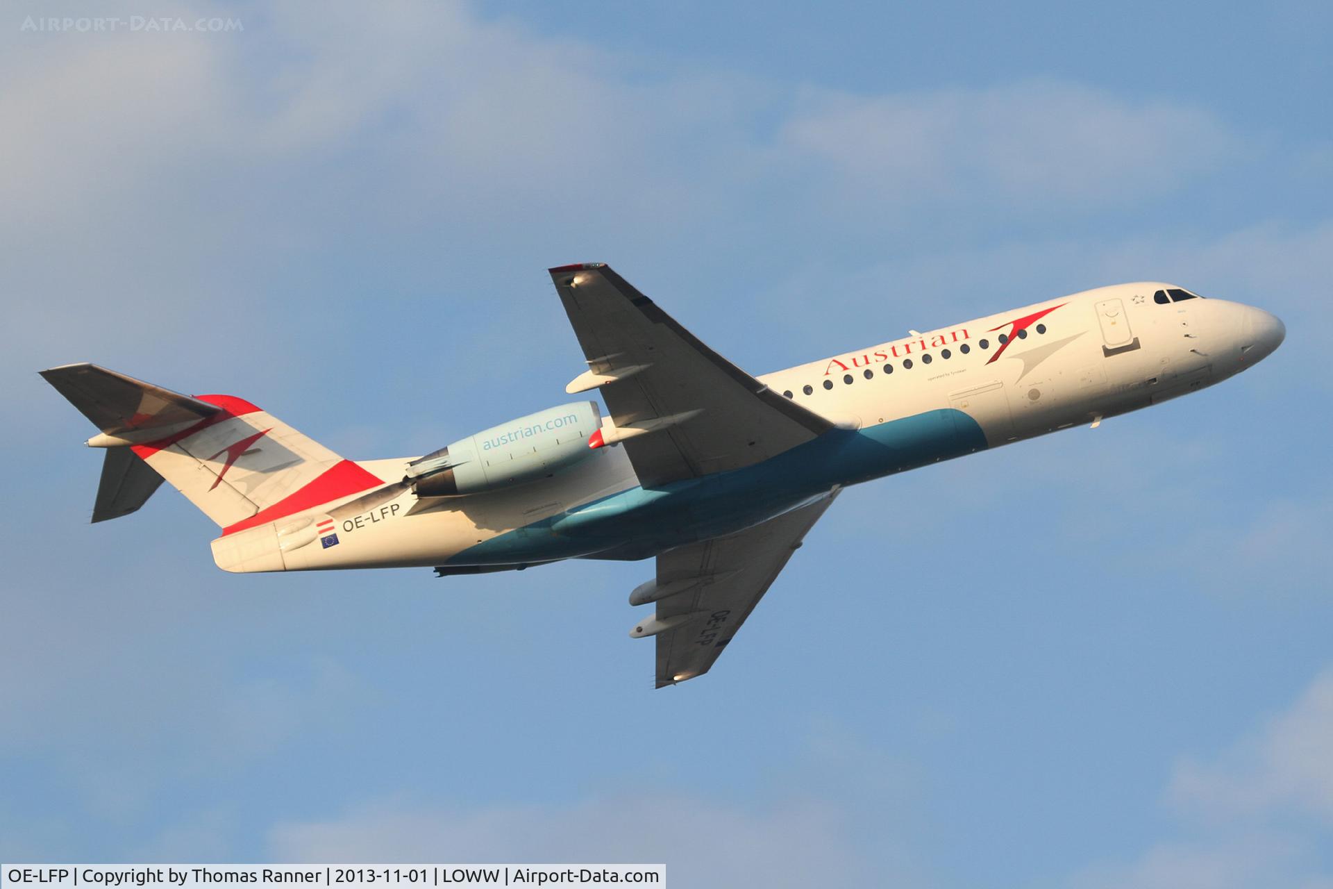OE-LFP, Fokker 70 (F-28-0070) C/N 11560, Austrian Fokker 70