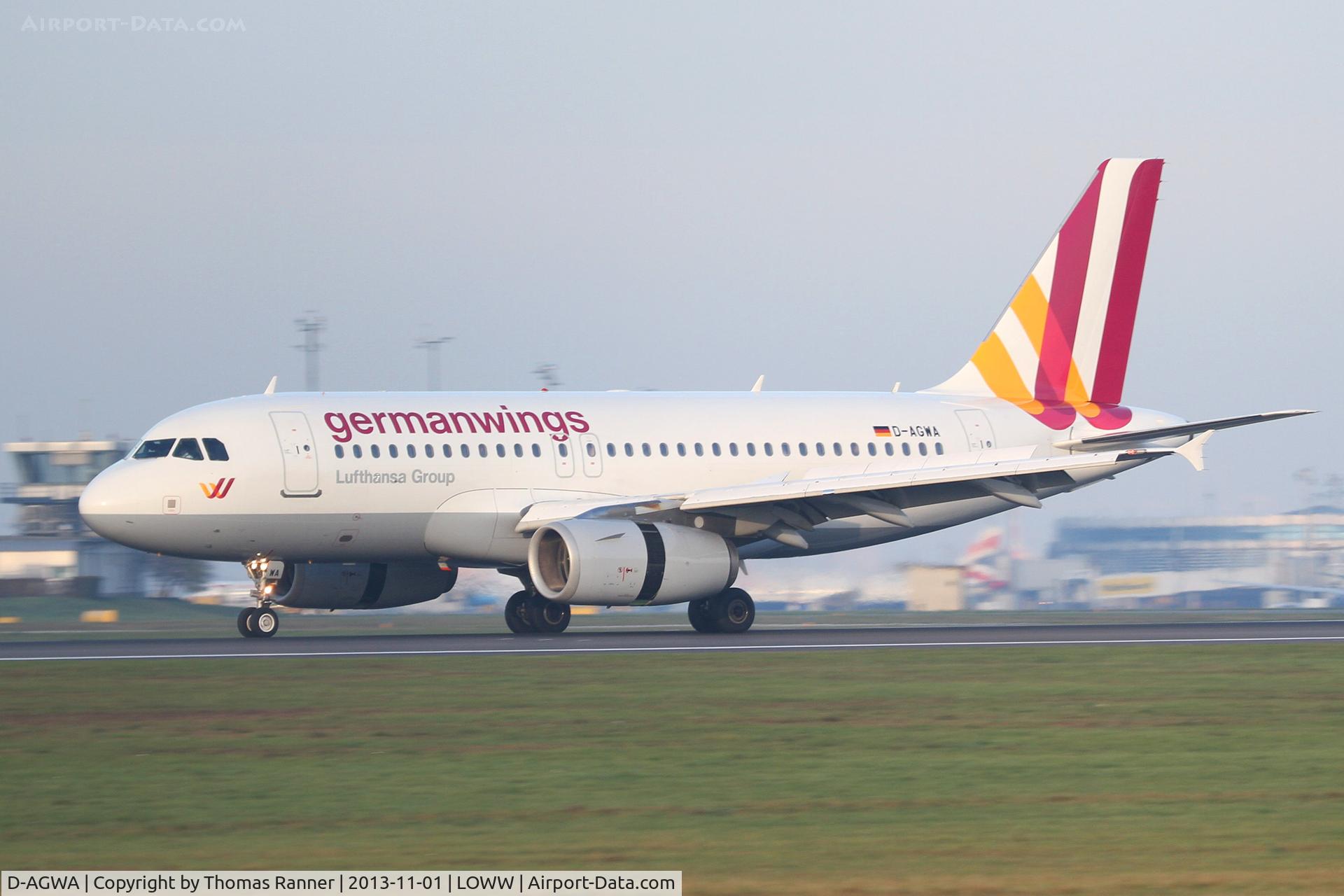 D-AGWA, 2006 Airbus A319-132 C/N 2813, Germanwings A319