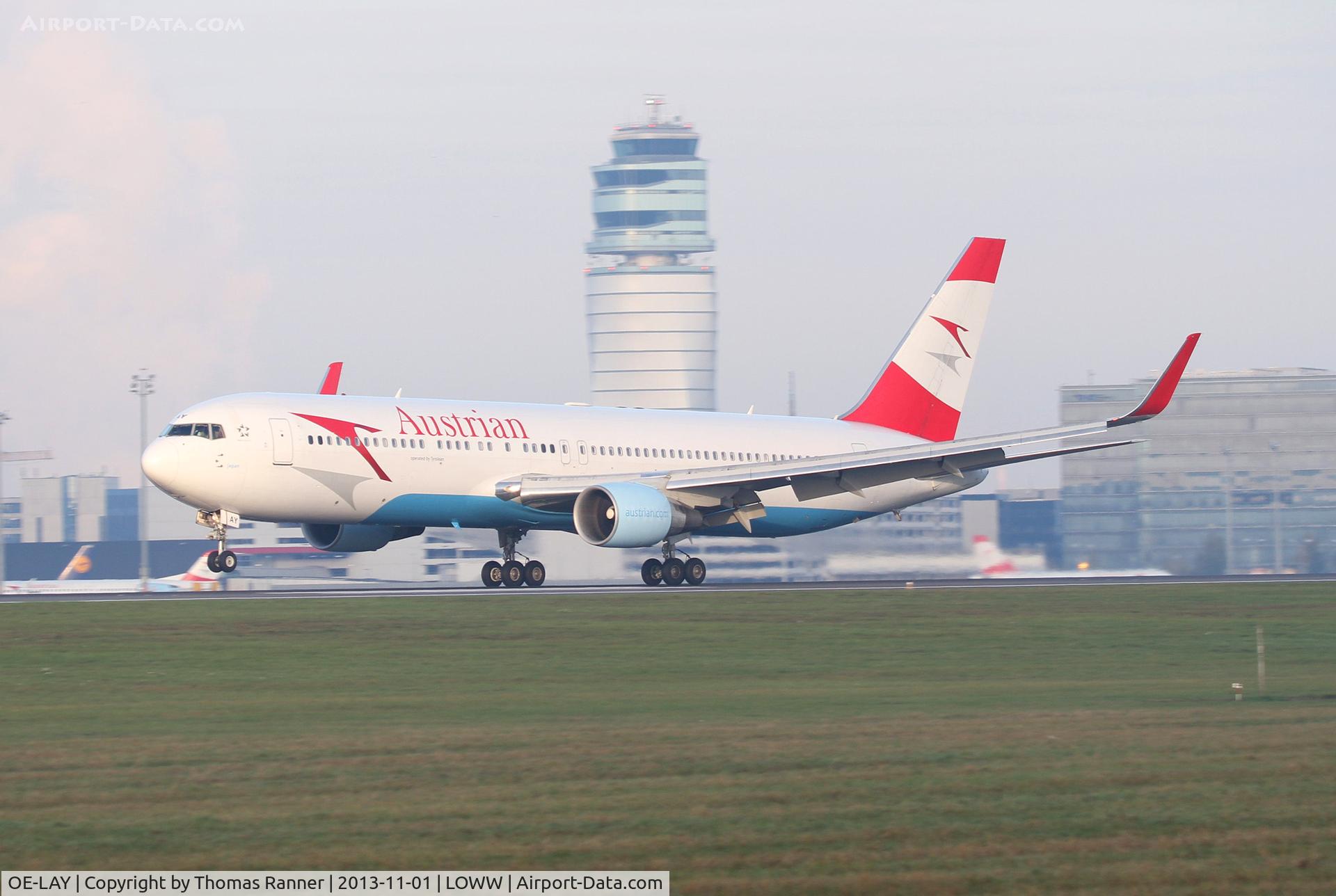 OE-LAY, 1998 Boeing 767-3Z9/ER C/N 29867, Austrian B767