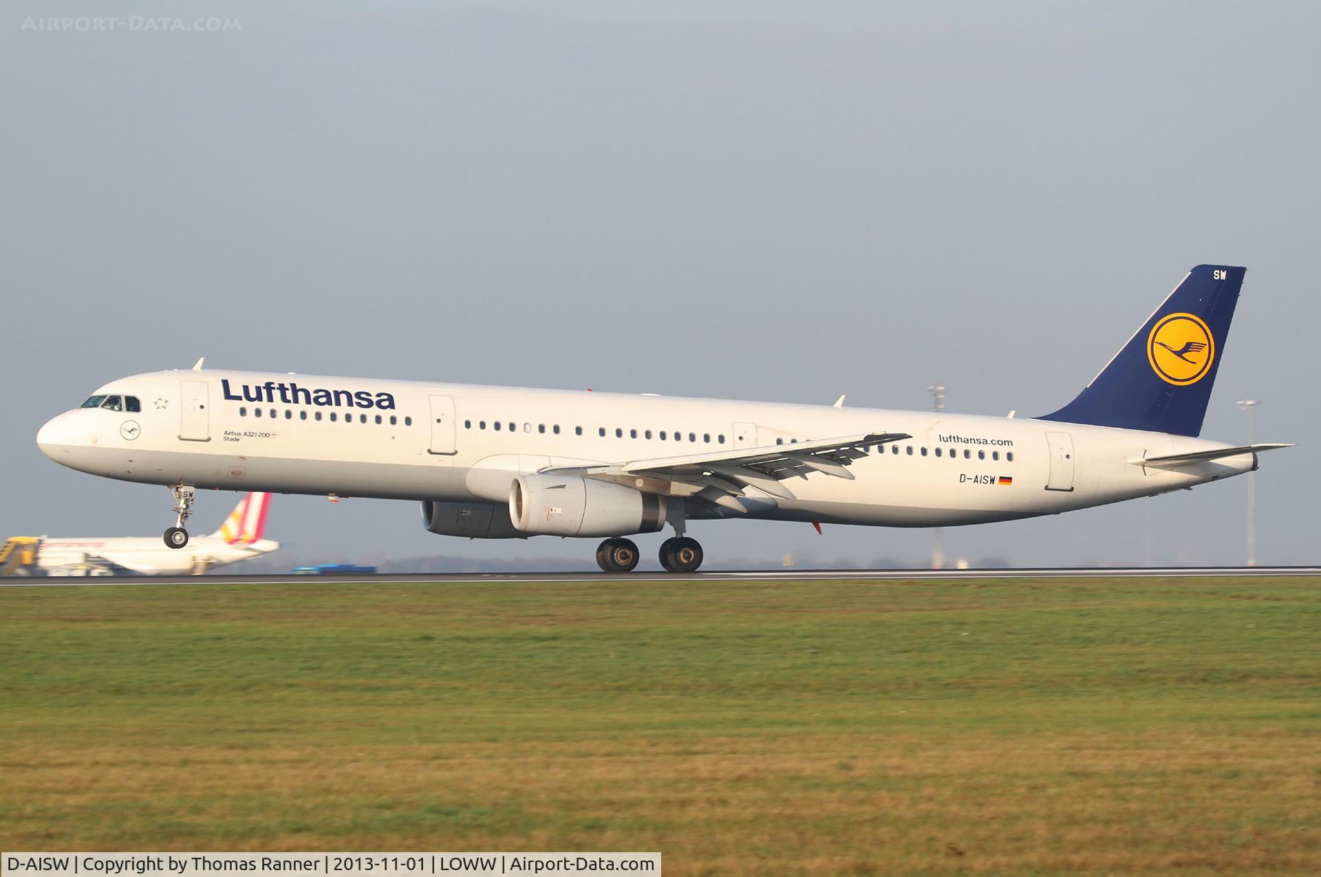 D-AISW, 2009 Airbus A321-231 C/N 4087, Lufthansa A321
