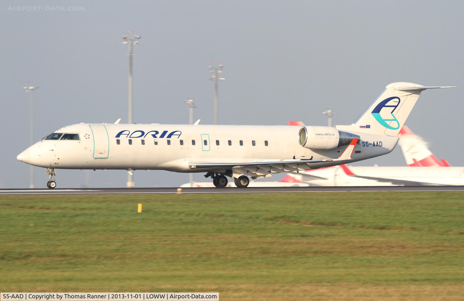 S5-AAD, 1997 Canadair CRJ-200LR (CL-600-2B19) C/N 7166, Adria CRJ200