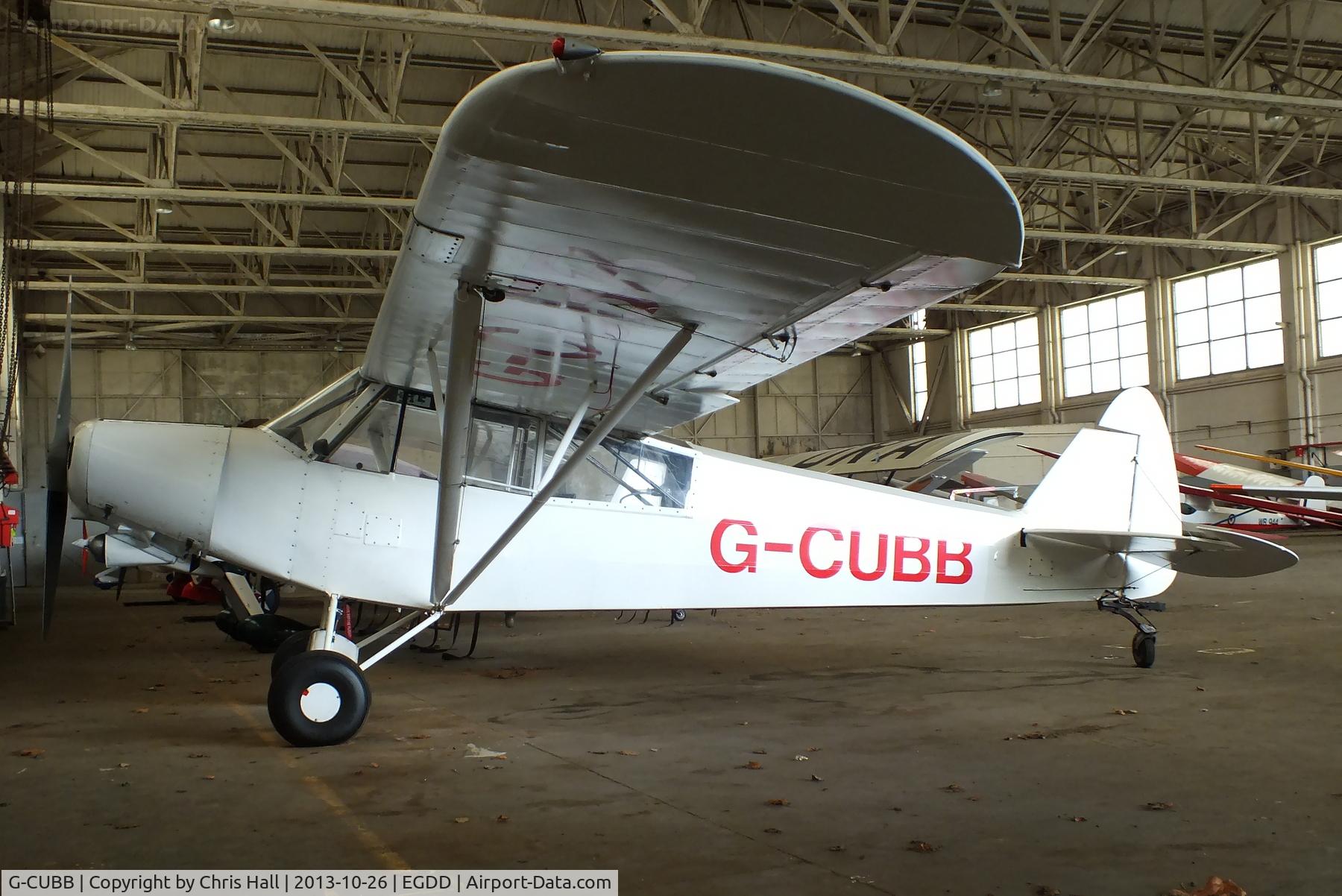 G-CUBB, 1953 Piper L-18C Super Cub (PA-18-125) C/N 18-3111, hangared at Bicester