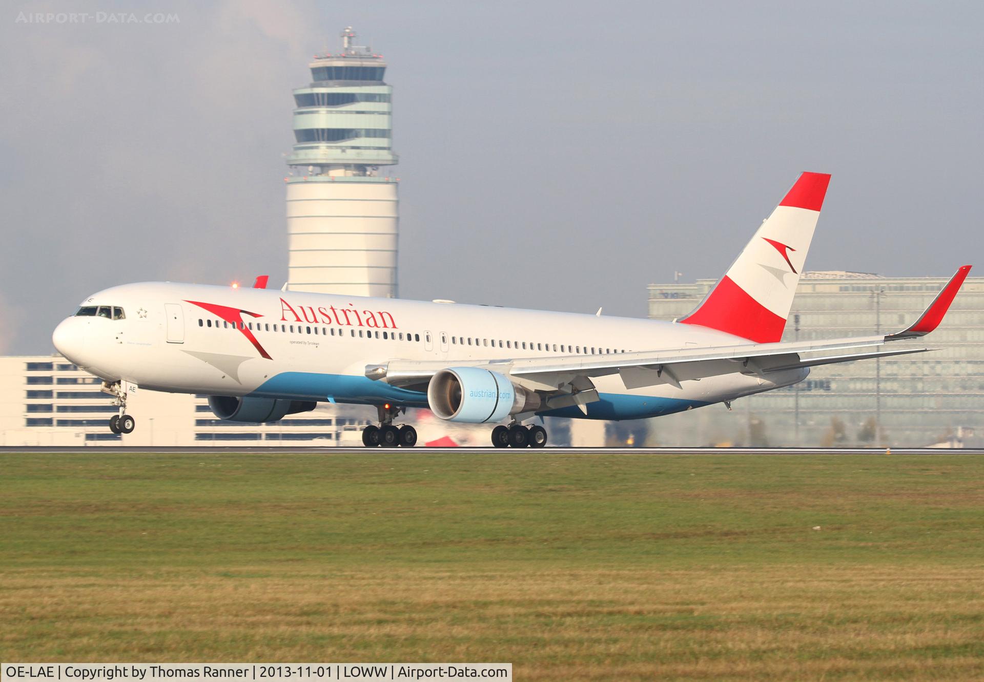 OE-LAE, 2000 Boeing 767-3Z9/ER C/N 30383, Austrian B767