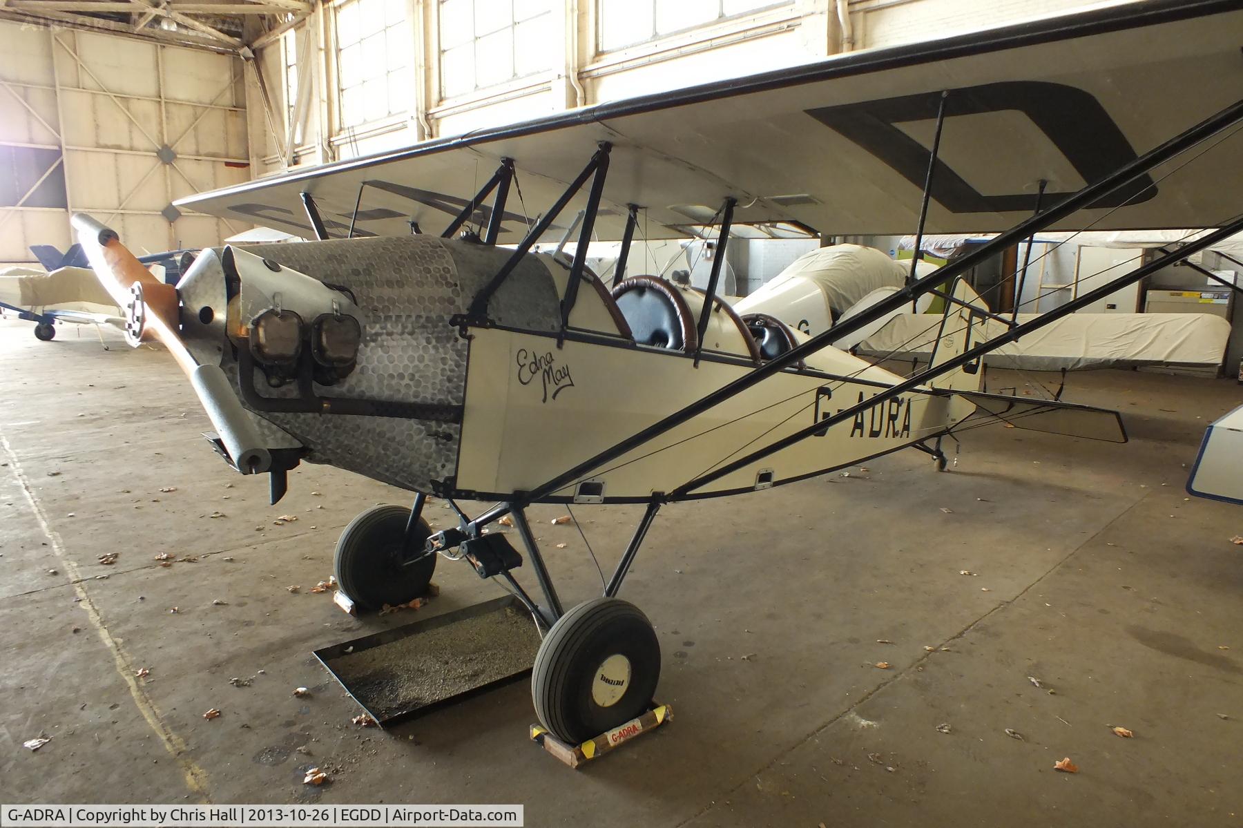 G-ADRA, 1994 Pietenpol Air Camper C/N PFA 1514, hangared at Bicester