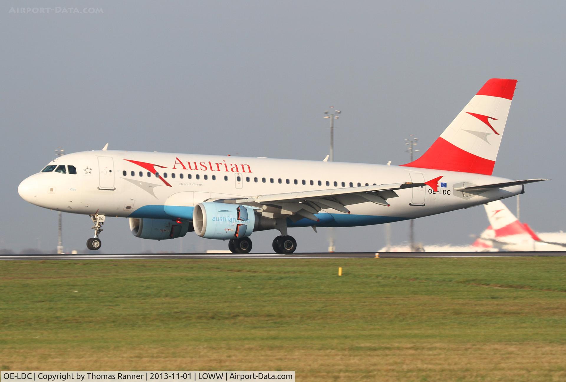 OE-LDC, 2004 Airbus A319-112 C/N 2262, Austrian A319