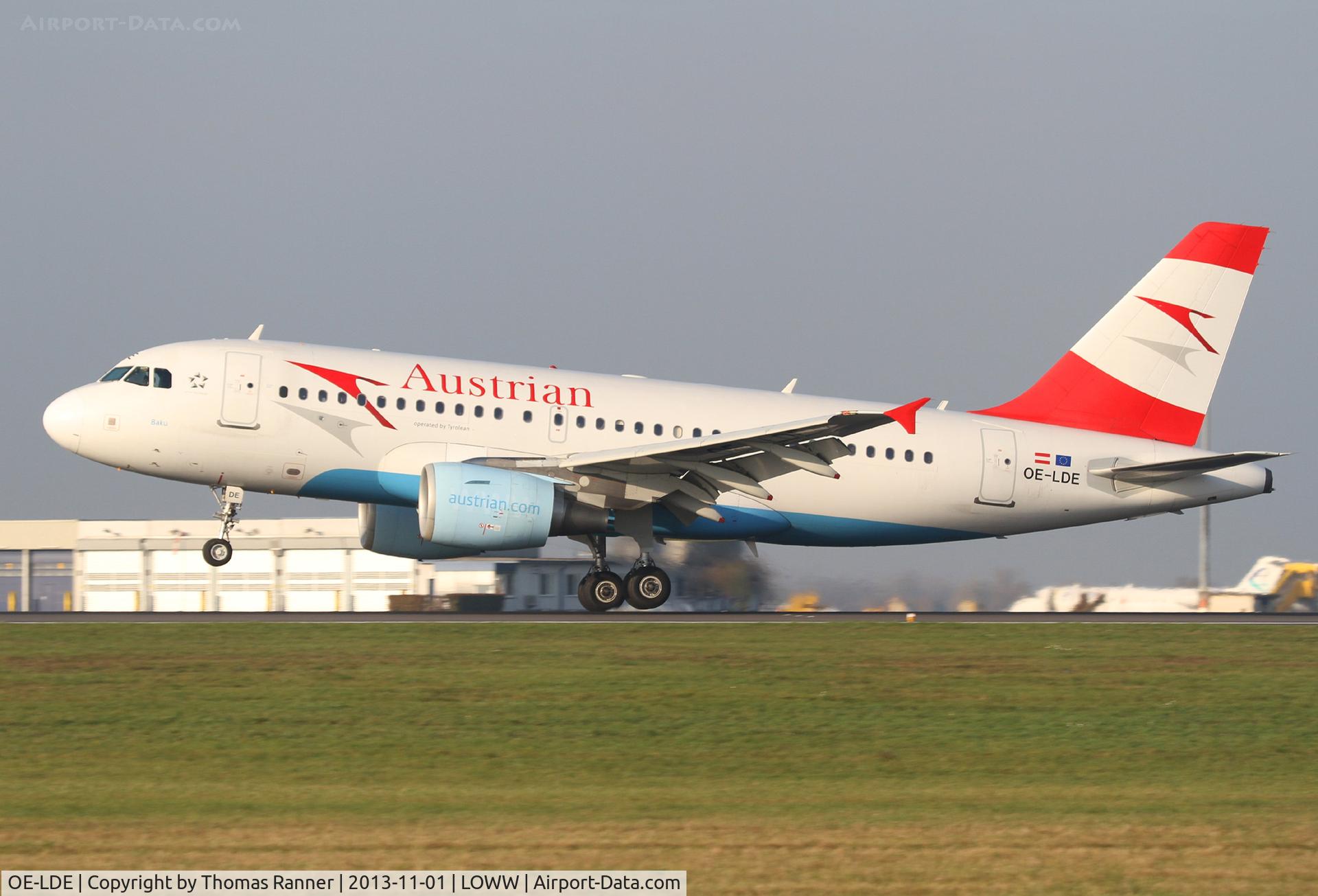 OE-LDE, 2005 Airbus A319-112 C/N 2494, Austrian A319