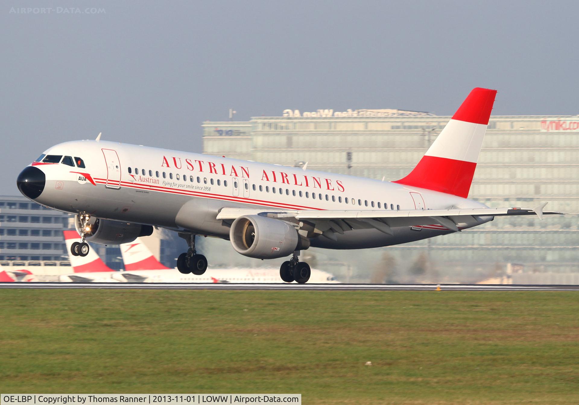 OE-LBP, 1998 Airbus A320-214 C/N 797, Austrian A320