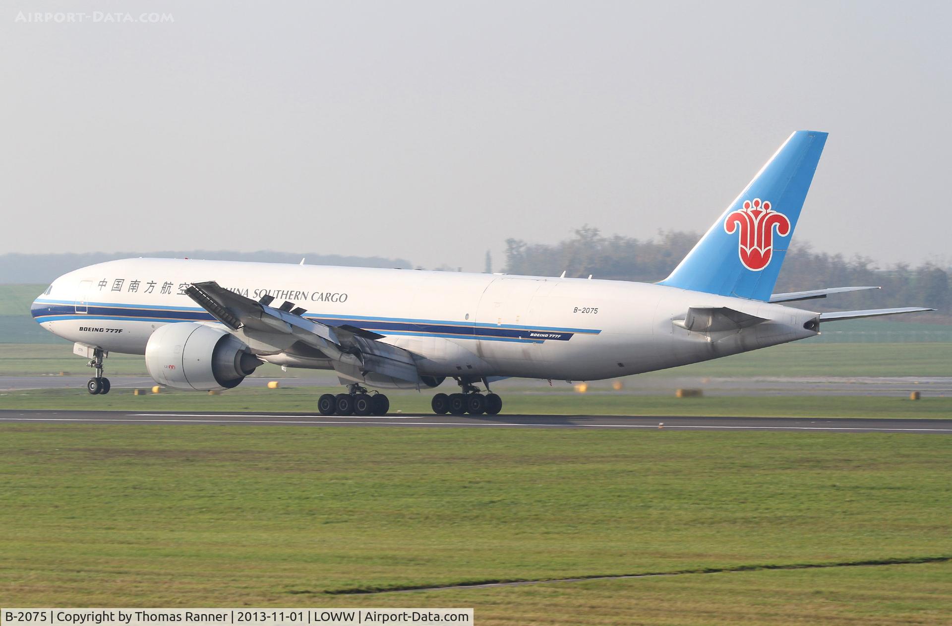 B-2075, 2009 Boeing 777-F1B C/N 37312, China Southern B777