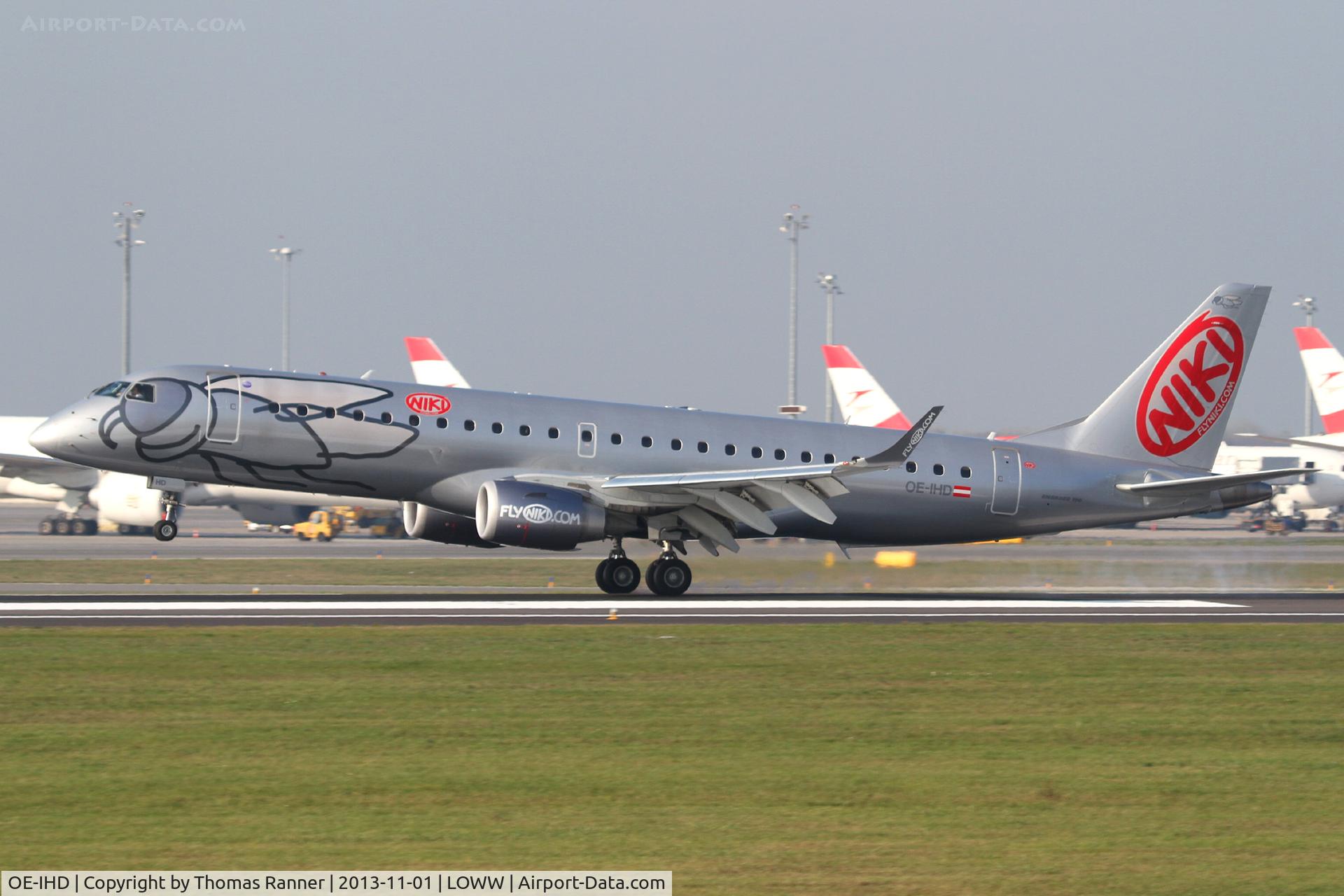 OE-IHD, 2010 Embraer E190 (ERJ-190-100) C/N 19000354, Niki Emb190