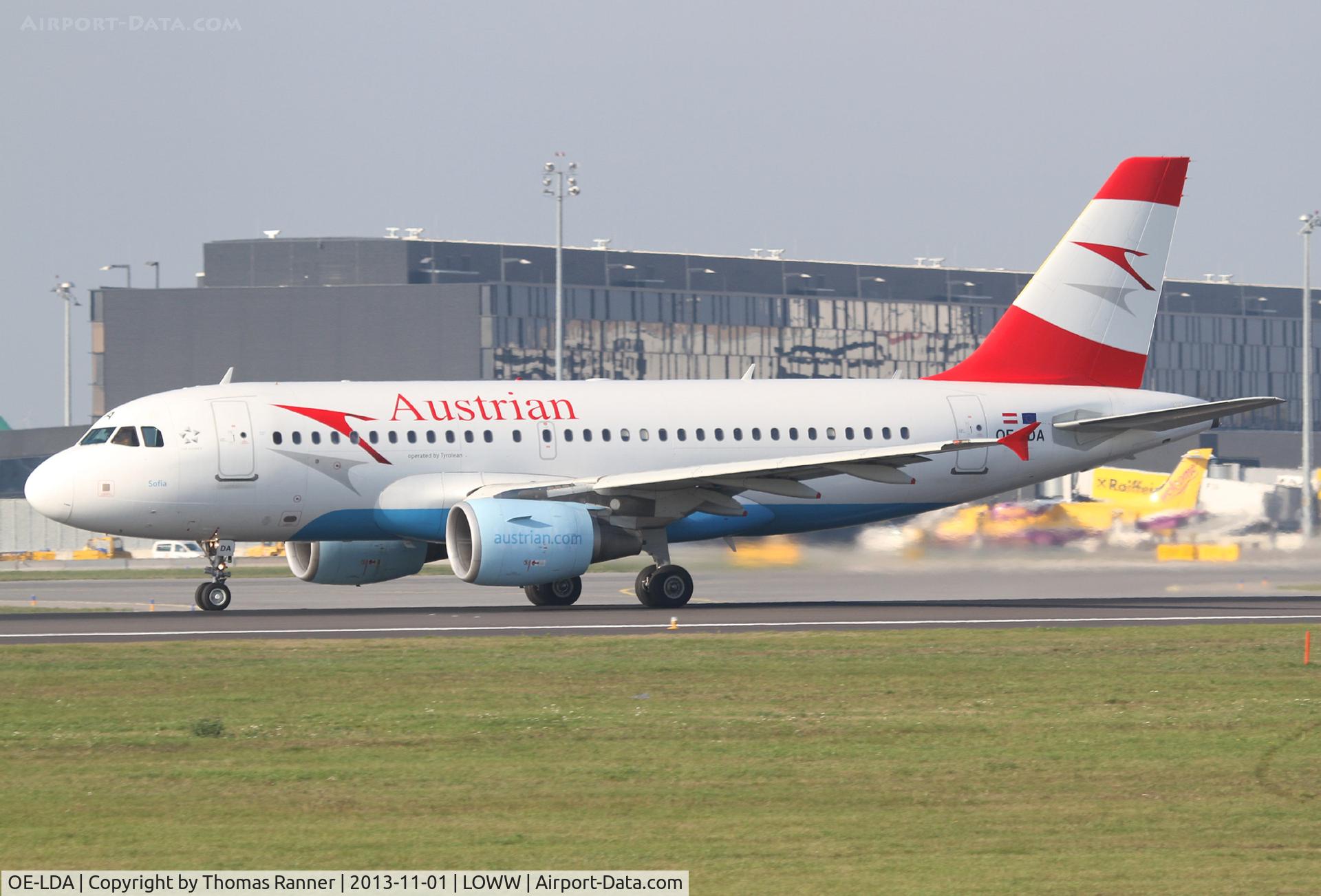 OE-LDA, 2004 Airbus A319-112 C/N 2131, Austrian A319
