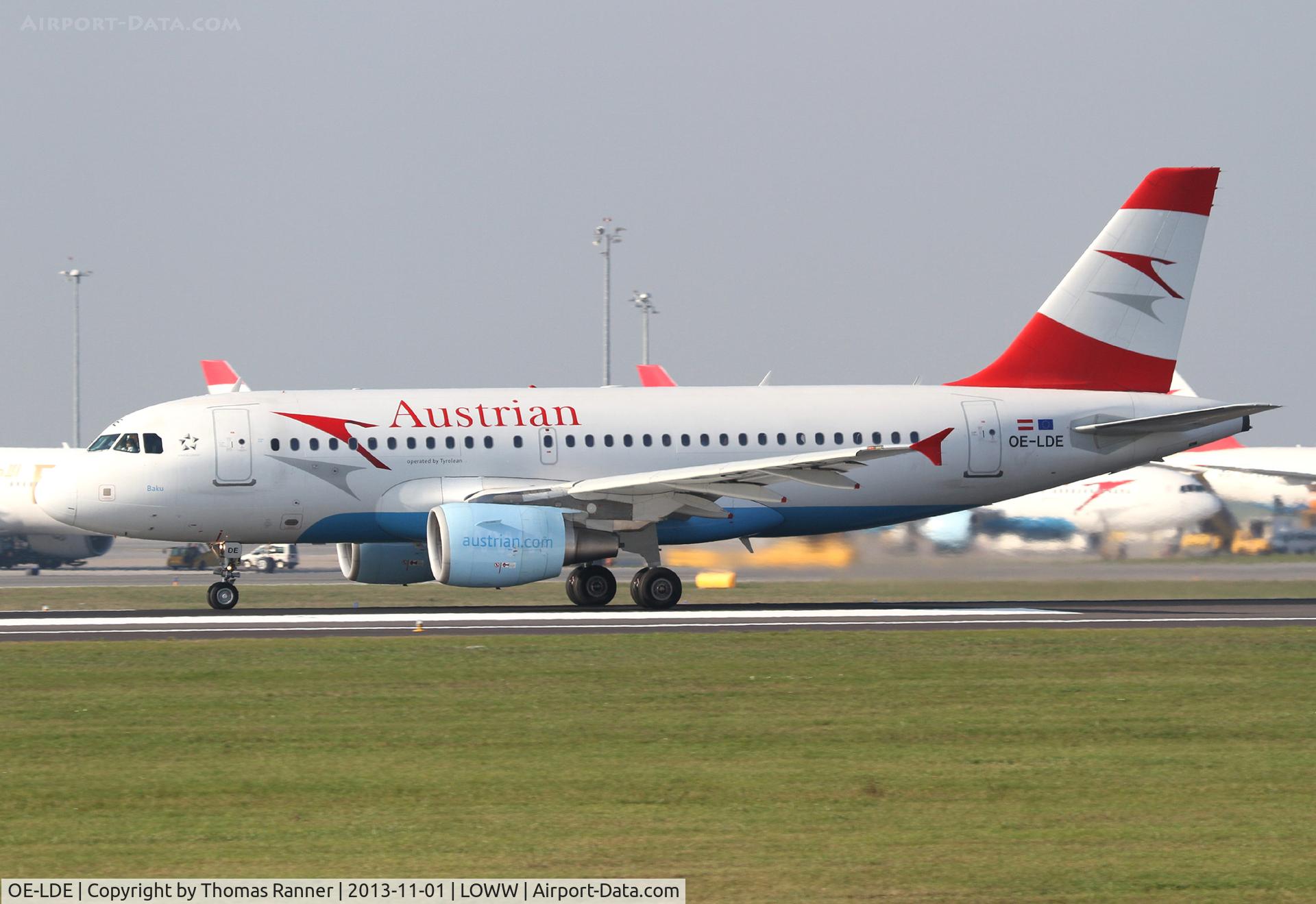 OE-LDE, 2005 Airbus A319-112 C/N 2494, Austrian A319