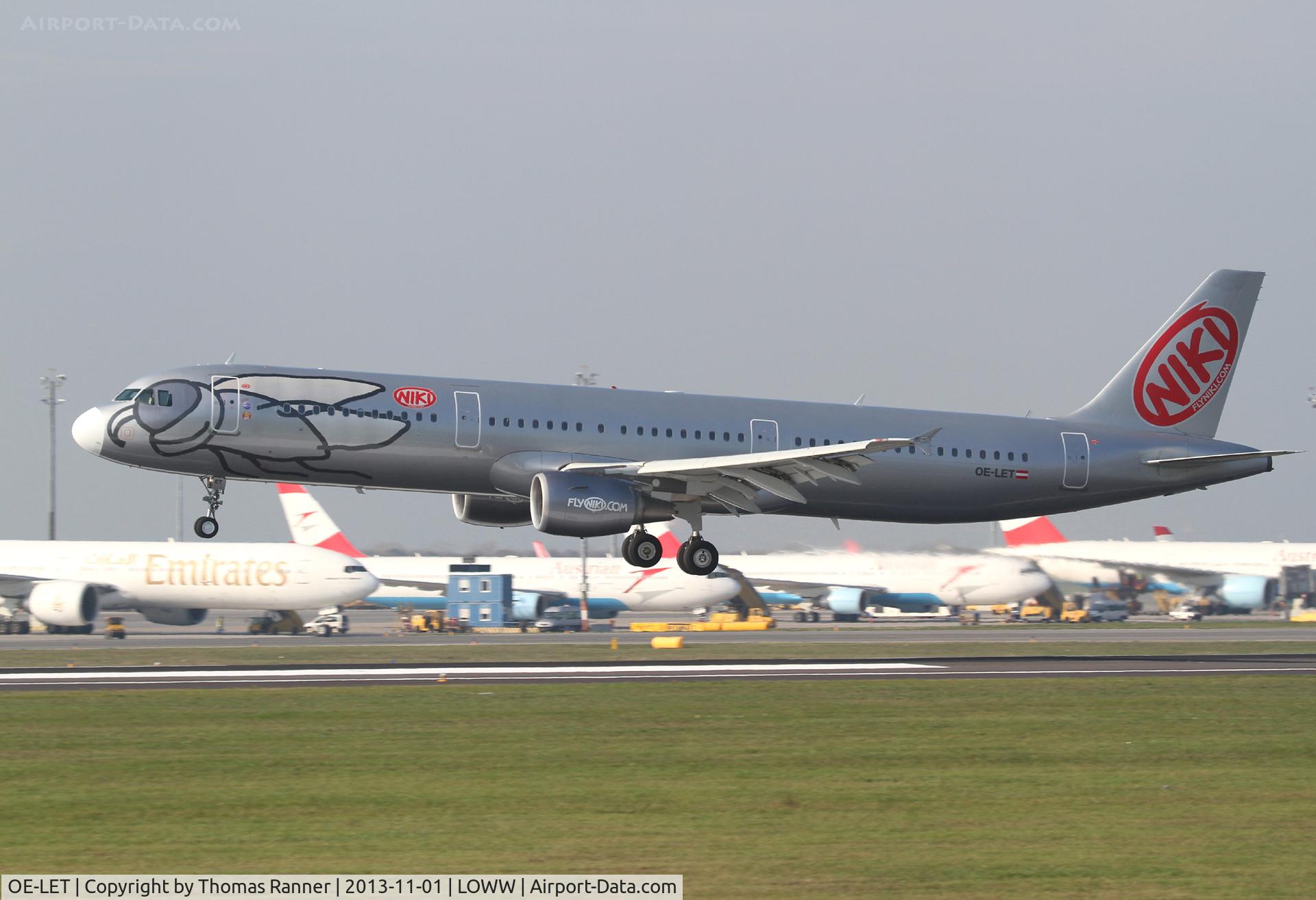 OE-LET, 2009 Airbus A321-211 C/N 3830, Niki A321
