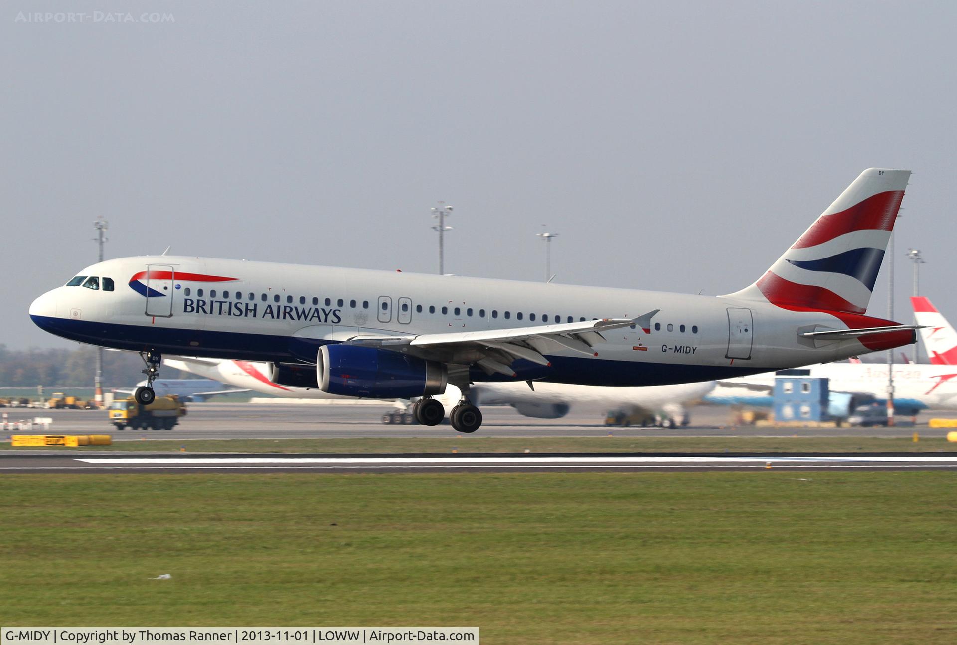 G-MIDY, 1999 Airbus A320-232 C/N 1014, British A320
