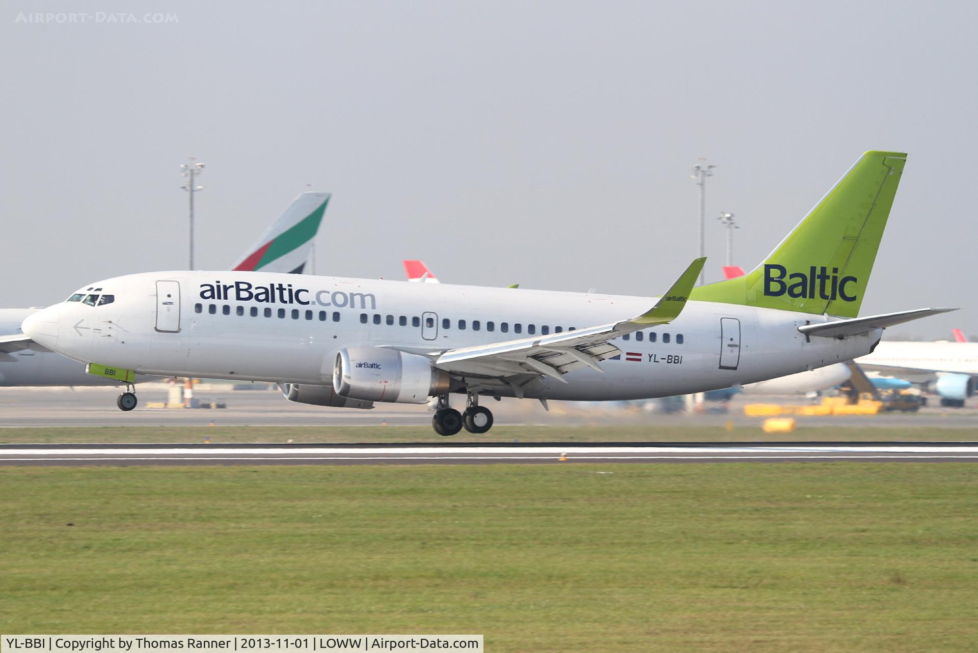 YL-BBI, 1995 Boeing 737-33A C/N 27454, Air Baltic B737