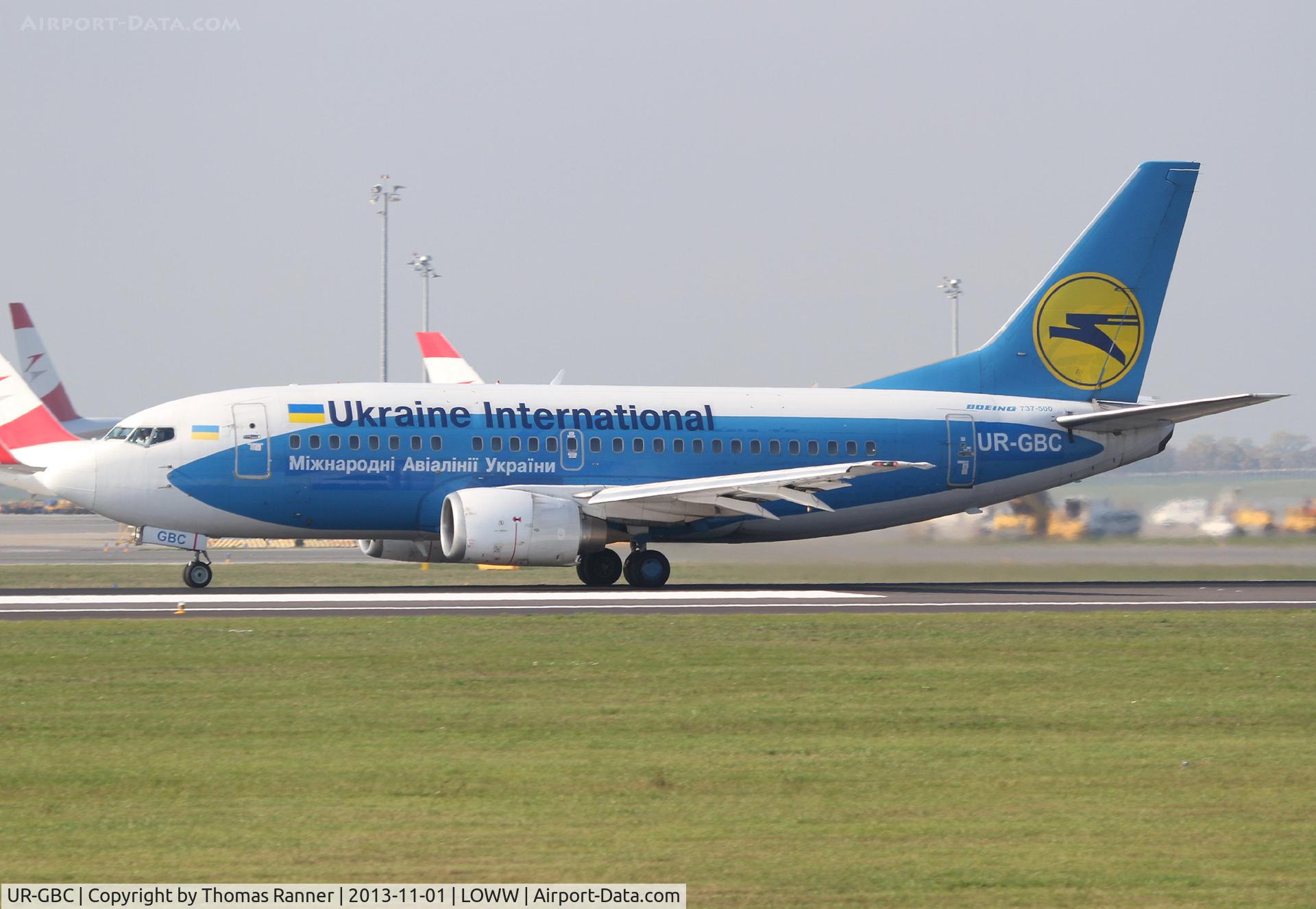 UR-GBC, 1997 Boeing 737-5L9 C/N 28722, Ukraine International B737