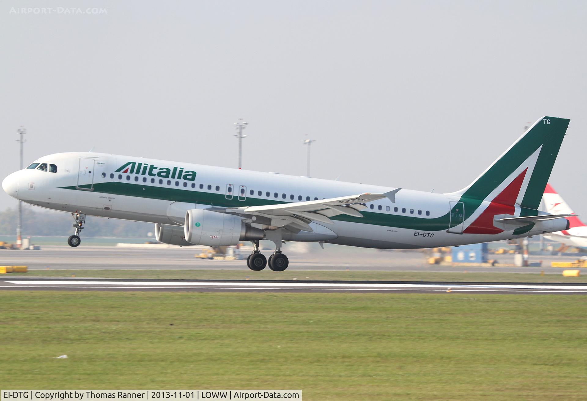 EI-DTG, 2009 Airbus A320-216 C/N 3921, Alitalia A320