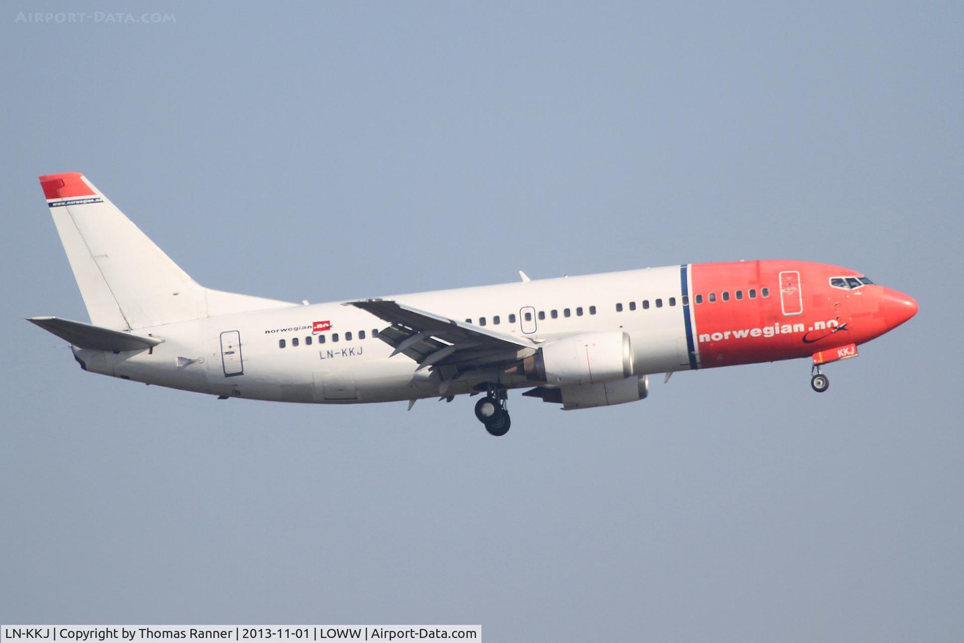 LN-KKJ, 1997 Boeing 737-36N C/N 28564, Norwegian B737
