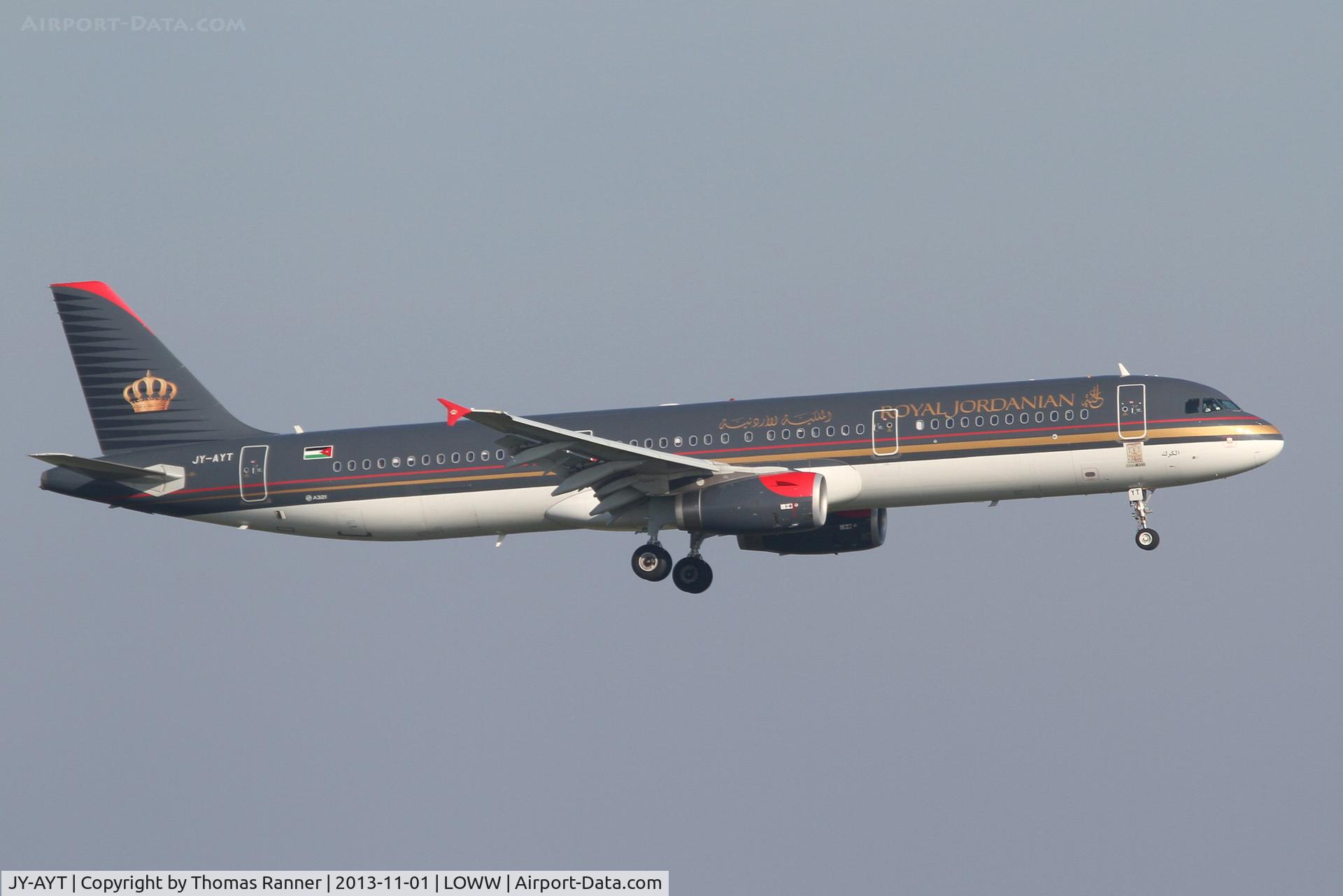 JY-AYT, 2012 Airbus A321-231 C/N 5099, Royal Jordanian A321