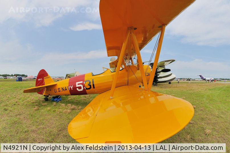 N4921N, 1943 Boeing A75N1(PT17) C/N 75-8264, @Sun-N-Fun 2013