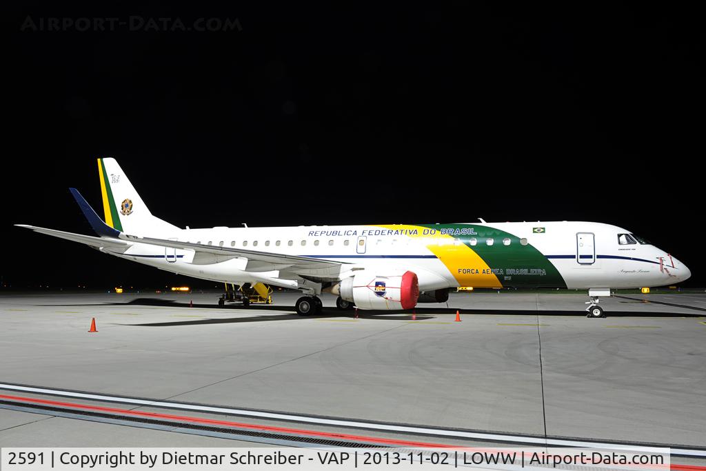 2591, 2009 Embraer VC-2 (ERJ-190-100AR) C/N 19000277, Embraer 190