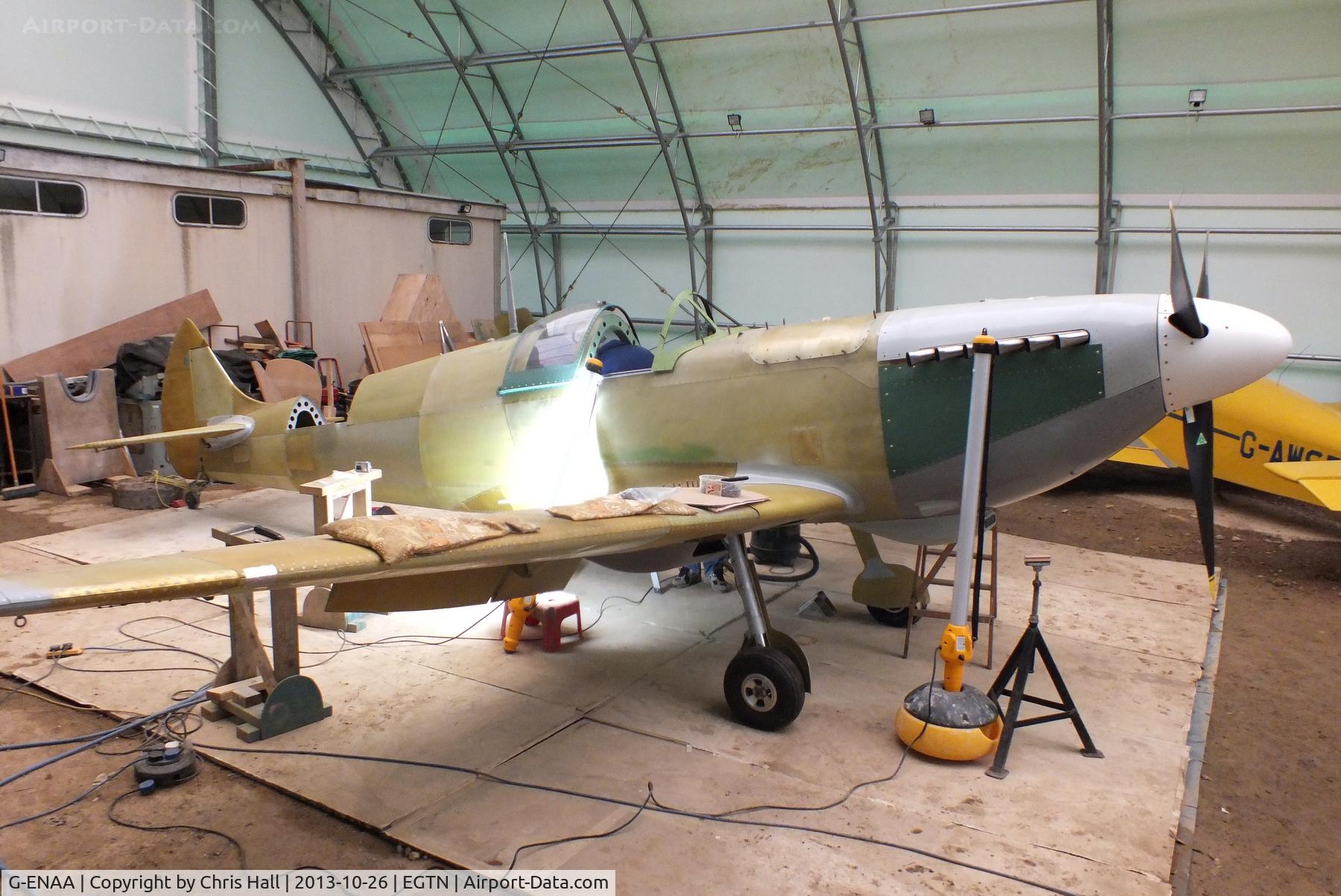 G-ENAA, 2013 Supermarine Aircraft Spitfire Mk.26B C/N LAA 324-15097, Now fitted with an engine