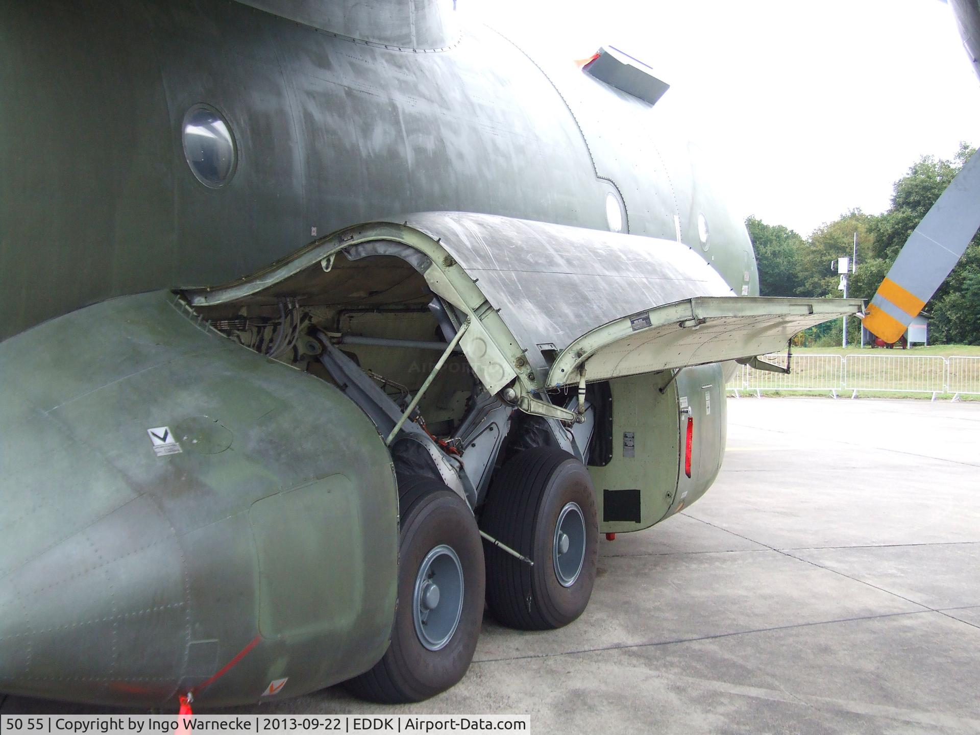 50 55, 1969 Transall C-160D C/N D77, Transall C-160D of the German Air Force (Luftwaffe) at the DLR 2013 air and space day on the side of Cologne airport