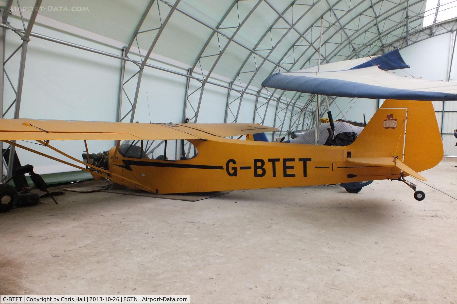 G-BTET, 1991 Piper J3C-65 Cub Cub C/N 18296, at Enstone Airfield