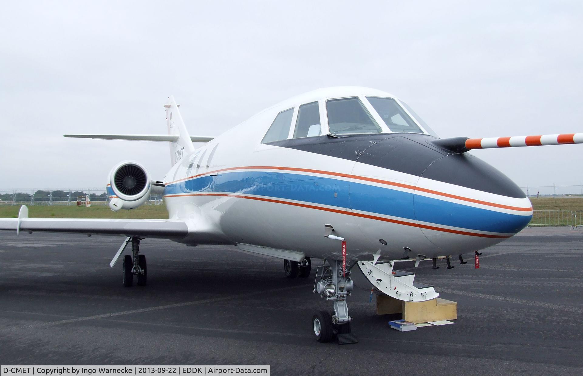 D-CMET, 1976 Dassault Falcon (Mystere) 20E-5 C/N 329, Dassault Falcon 20E-5 of the DLR at the DLR 2013 air and space day on the side of Cologne airport