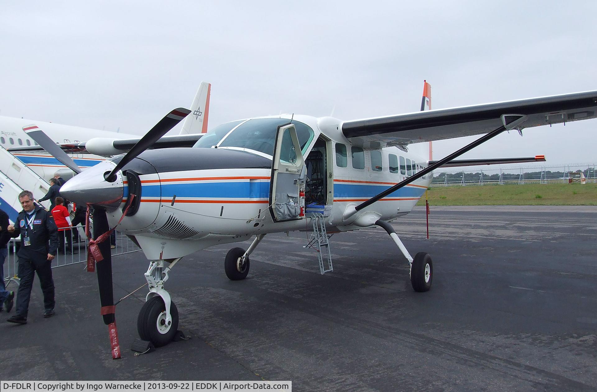 D-FDLR, 1998 Cessna 208B Grand Caravan C/N 208B-0708, Cessna 208B Grand Caravan of the DLR at the DLR 2013 air and space day on the side of Cologne airport