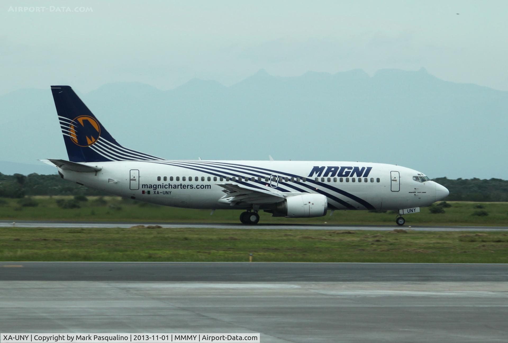 XA-UNY, 1989 Boeing 737-322 C/N 24455, Boeing 737-300