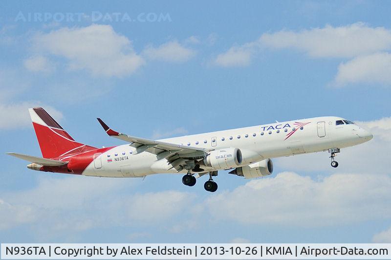N936TA, 2008 Embraer 190AR (ERJ-190-100IGW) C/N 19000215, Miami International